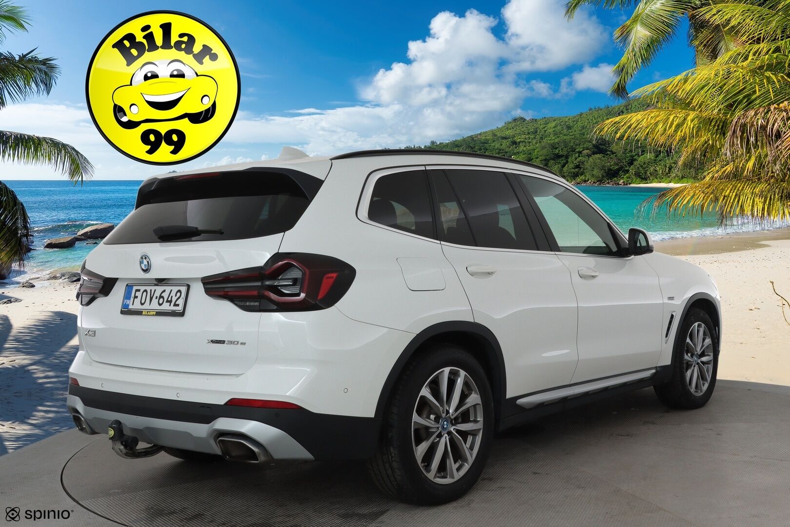 BMW X3 2022 G01 xDrive 30e A Charged Edition *Vakkari / Hifi / P.kamera / LED / Navi / Koukku / Sporttinahat* - 3,99 % KORKOTARJOUS TÄHÄN AUTOON 28.9. ASTI! - Akku kuntotarkastettu SOH 97,7% / 1.Om Suomi-auto / Kahdet renkaat aluvanteilla / Merkkihuollettu