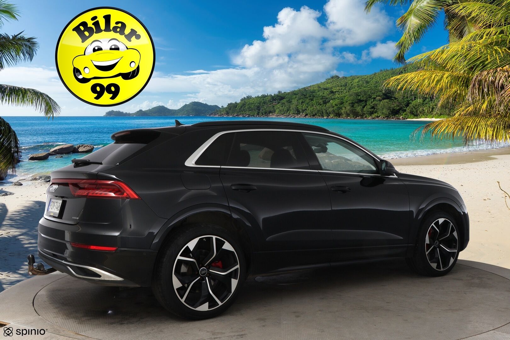 Audi Q8 2021 60 TFSI e 340 kW quattro tiptronic * Adapt.Vakkari / Ilma-Alusta / Nahkaiset Muistipenkit / Koukku / Peruutuskamera / - Audi Premium Sound / Merkkihuollettu / Juuri tullut Tampereelle!
