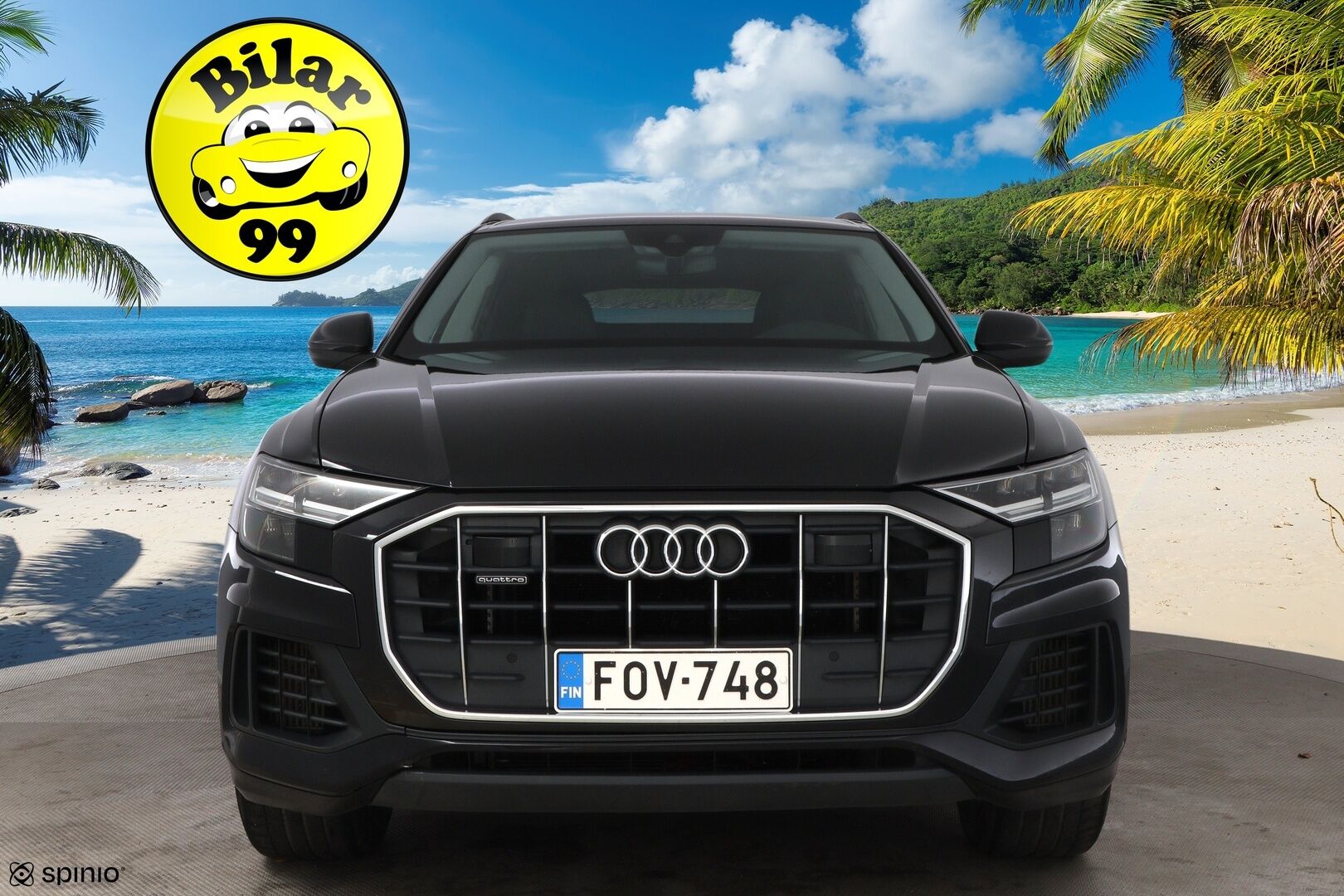 Audi Q8 2021 60 TFSI e 340 kW quattro tiptronic * Adapt.Vakkari / Ilma-Alusta / Nahkaiset Muistipenkit / Koukku / Peruutuskamera / - Audi Premium Sound / Merkkihuollettu / Juuri tullut Tampereelle!