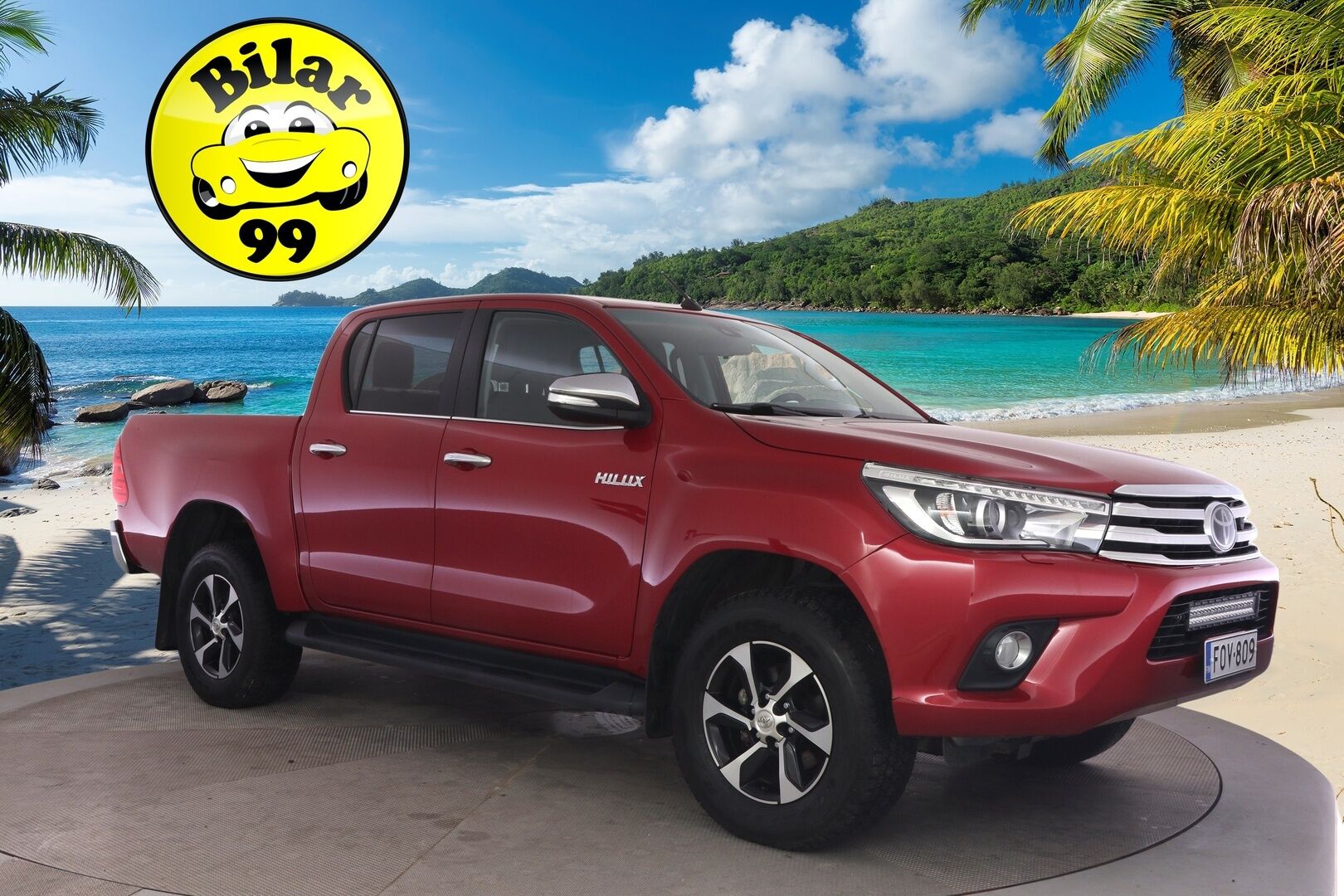 Toyota Hilux 2016 Double Cab 2,4 D-4D 150 4WD Aut Premium 4ov *ALVILLINEN / VETOKOUKKU / VAKKARI / NAHKASISUSTA / P:KAMERA* - 3,99 % KORKOTARJOUS TÄHÄN AUTOON 14.9. ASTI! - *3.99% KORKOTARJOUS / Alvillinen / Näyttävä / Neliveto / Lava-auto!*