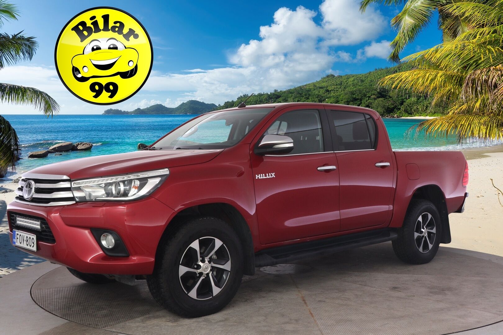 Toyota Hilux 2016 Double Cab 2,4 D-4D 150 4WD Aut Premium 4ov *ALVILLINEN / VETOKOUKKU / VAKKARI / NAHKASISUSTA / P:KAMERA* - 3,99 % KORKOTARJOUS TÄHÄN AUTOON 14.9. ASTI! - *3.99% KORKOTARJOUS / Alvillinen / Näyttävä / Neliveto / Lava-auto!*