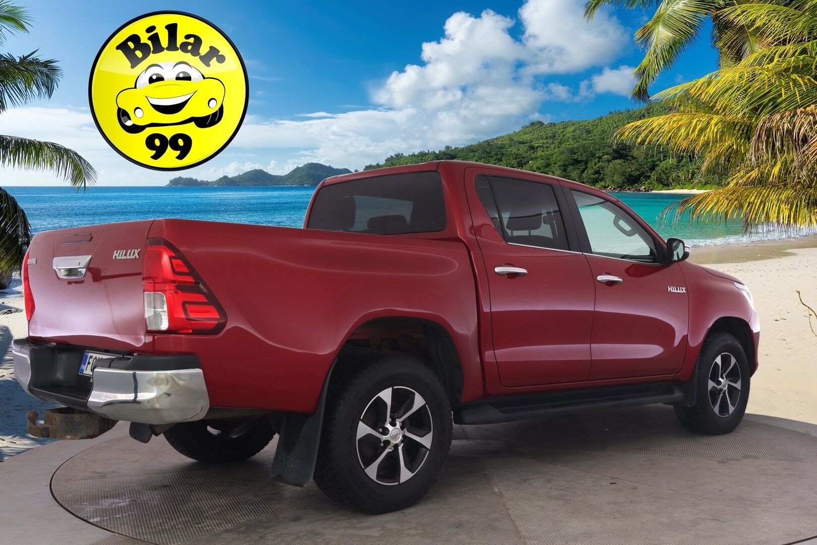 Toyota Hilux 2016 Double Cab 2,4 D-4D 150 4WD Aut Premium 4ov *ALVILLINEN / VETOKOUKKU / VAKKARI / NAHKASISUSTA / P:KAMERA* - 3,99 % KORKOTARJOUS TÄHÄN AUTOON 14.9. ASTI! - *3.99% KORKOTARJOUS / Alvillinen / Näyttävä / Neliveto / Lava-auto!*
