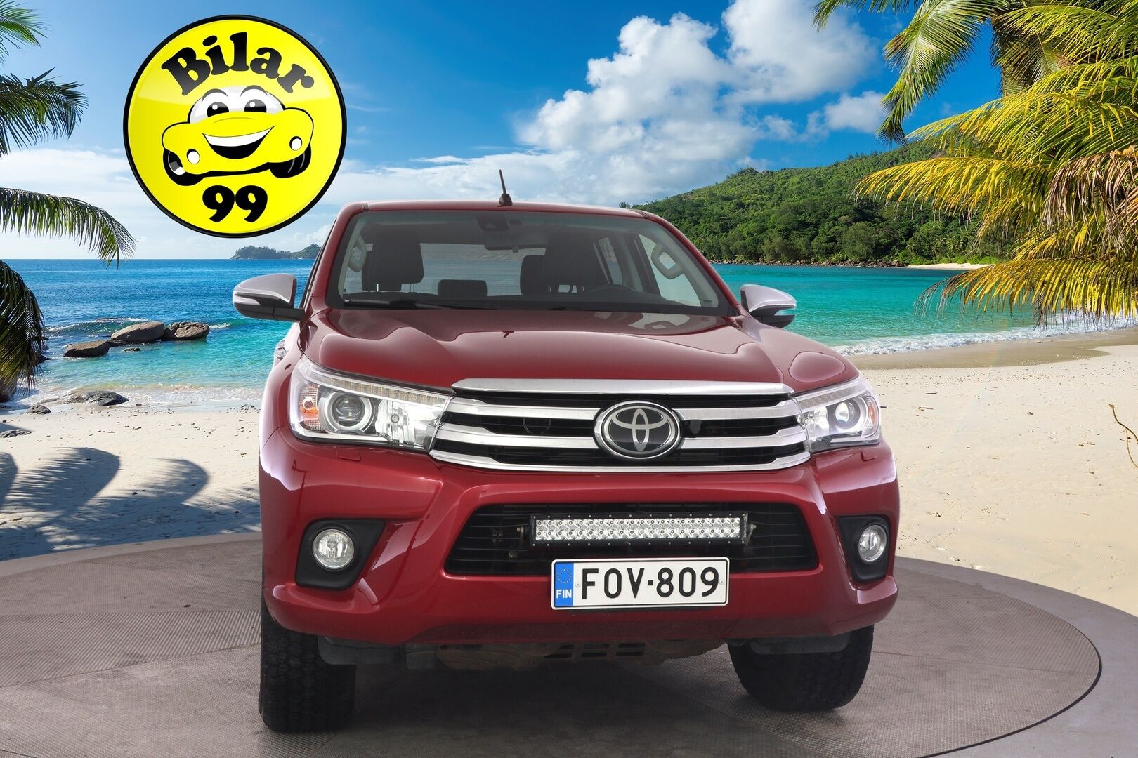 Toyota Hilux 2016 Double Cab 2,4 D-4D 150 4WD Aut Premium 4ov *ALVILLINEN / VETOKOUKKU / VAKKARI / NAHKASISUSTA / P:KAMERA* - Alvillinen / Näyttävä / Neliveto / Lava-auto!*