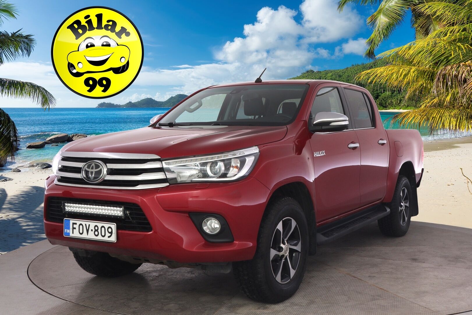 Toyota Hilux 2016 Double Cab 2,4 D-4D 150 4WD Aut Premium 4ov *ALVILLINEN / VETOKOUKKU / VAKKARI / NAHKASISUSTA / P:KAMERA* - 3,99 % KORKOTARJOUS TÄHÄN AUTOON 14.9. ASTI! - *3.99% KORKOTARJOUS / Alvillinen / Näyttävä / Neliveto / Lava-auto!*