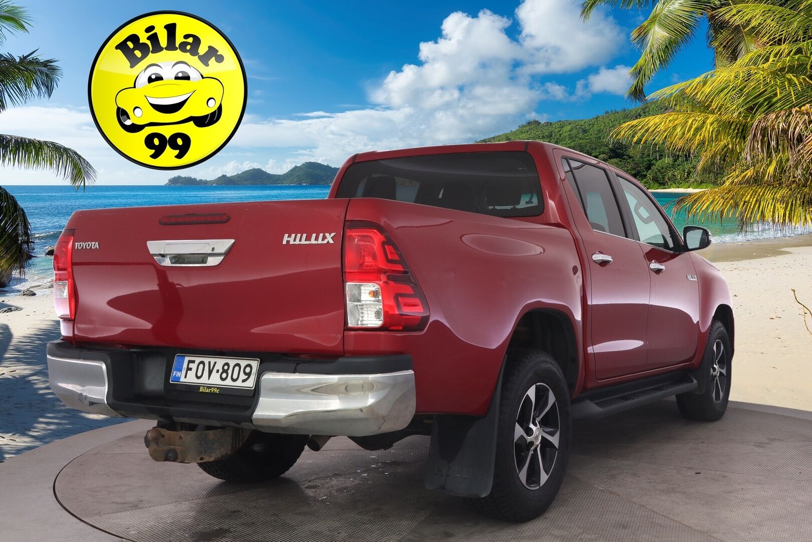 Toyota Hilux 2016 Double Cab 2,4 D-4D 150 4WD Aut Premium 4ov *ALVILLINEN / VETOKOUKKU / VAKKARI / NAHKASISUSTA / P:KAMERA* - 3,99 % KORKOTARJOUS TÄHÄN AUTOON 14.9. ASTI! - *3.99% KORKOTARJOUS / Alvillinen / Näyttävä / Neliveto / Lava-auto!*