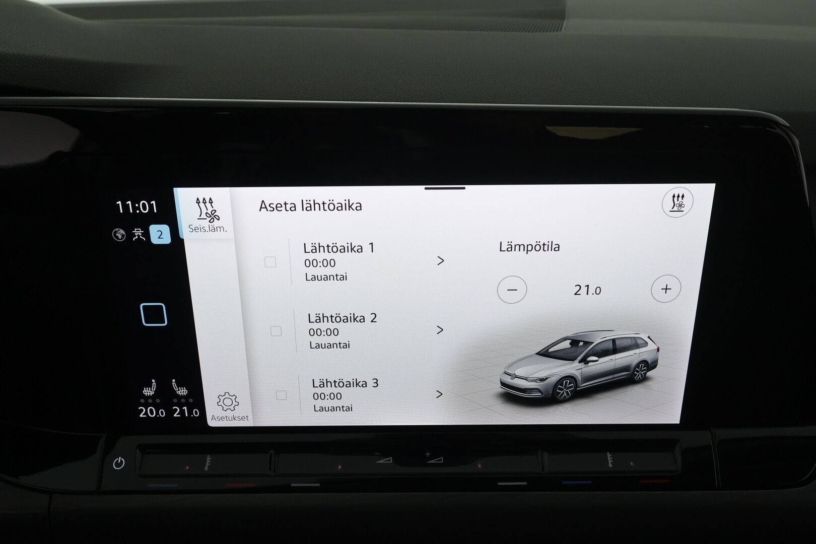 Volkswagen Golf 2022 Variant Style Business 2,0 TSI 140 kW 4MOTION DSG * ACC / Webasto / Muistipenkki / Koukku / LED / Apple & Android * - 1.om Suomi-auto / Merkkihuollettu / Kahdet renkaat