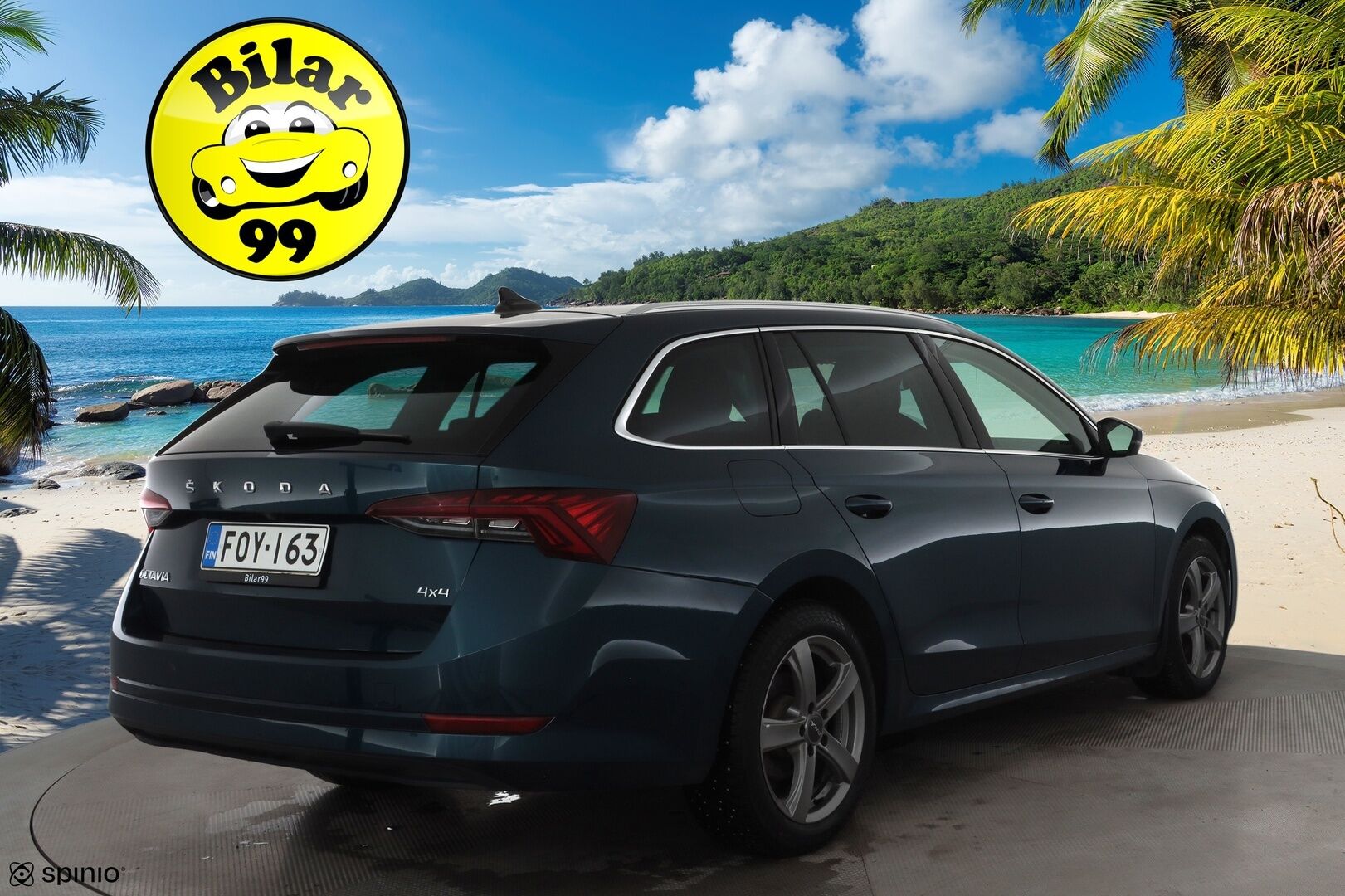 Skoda Octavia 2022 Combi 2.0 TDI 150 4x4 Style DSG * ACC / P.kamera / Matrix LED / Webasto / Koukku / Navi / Nahat / KeylessGo * - 1.Om Suomi-auto / Kahdet renkaat aluvanteilla