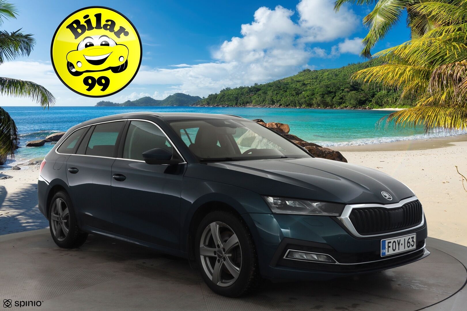 Skoda Octavia 2022 Combi 2.0 TDI 150 4x4 Style DSG * ACC / P.kamera / Matrix LED / Webasto / Koukku / Navi / Nahat / KeylessGo * - 1.Om Suomi-auto / Kahdet renkaat aluvanteilla