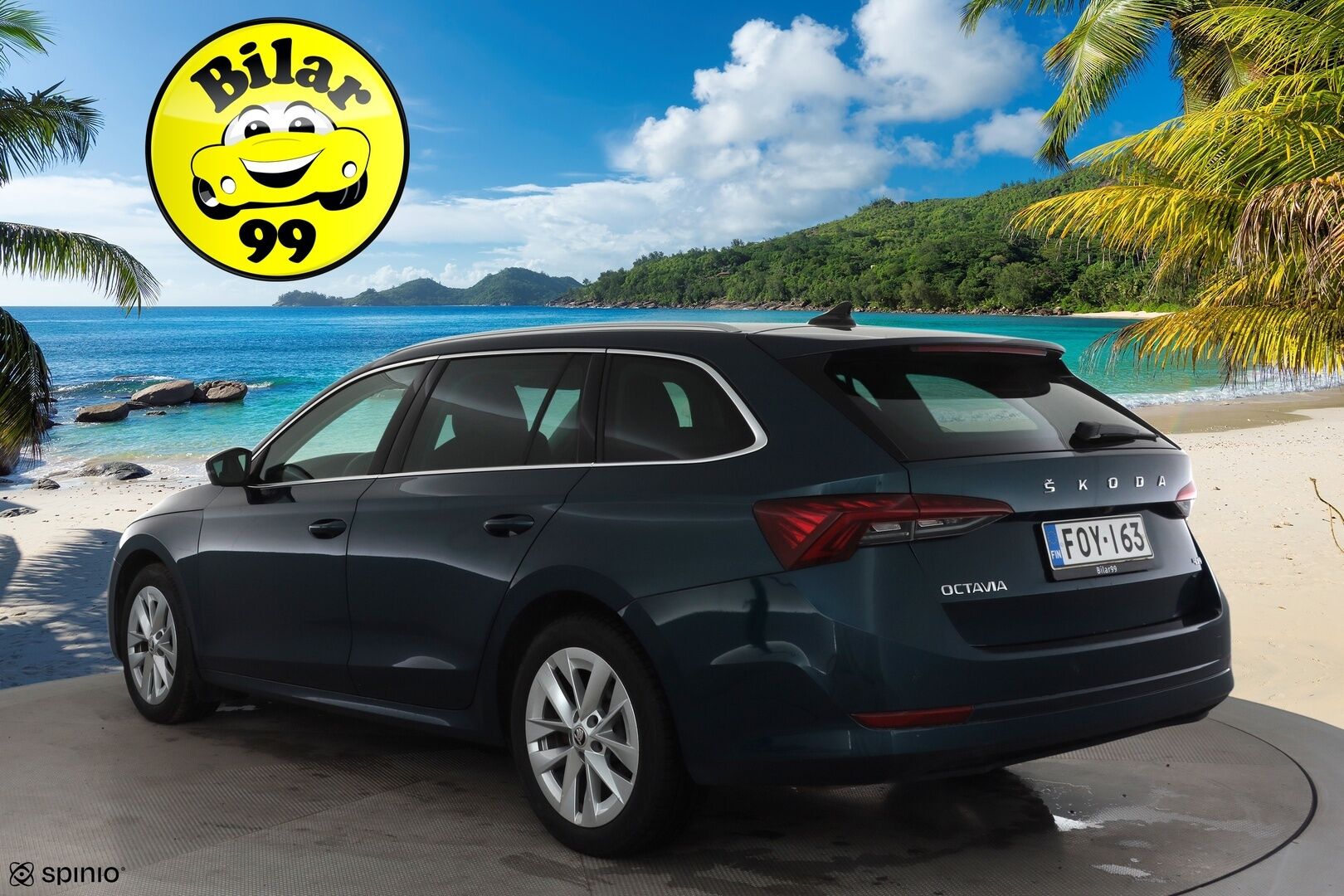 Skoda Octavia 2022 Combi 2.0 TDI 150 4x4 Style DSG * ACC / P.kamera / Matrix LED / Webasto / Koukku / Navi / Nahat / KeylessGo * - 1.Om Suomi-auto / Kahdet renkaat aluvanteilla