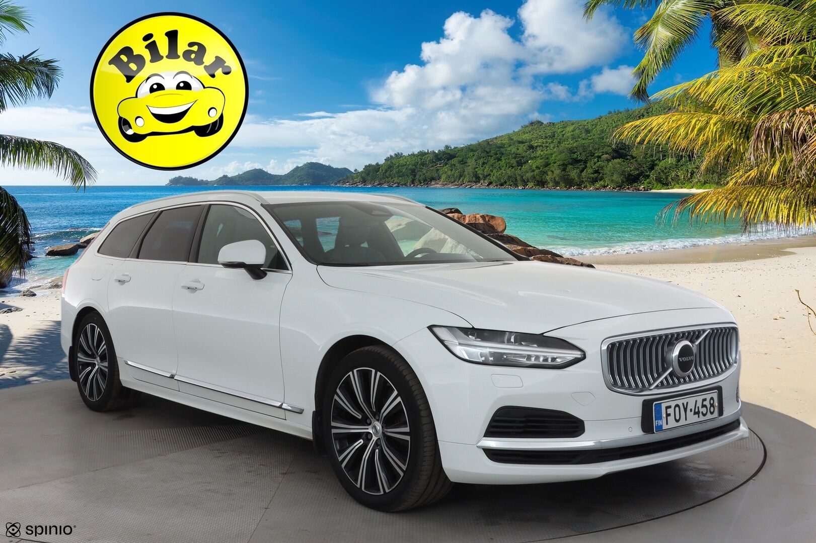 Volvo V90 2022 T6 TwE AWD Inscription Expression aut - | Pilot assist | Webasto | LED | Koukku | P.Kamera | Nahat | Osasähköt | Keyless | Suomi-auto | Kahdet Renkaat |
