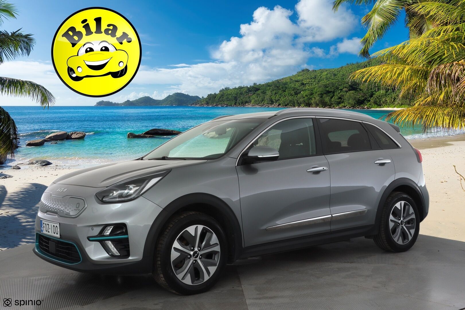 Kia Niro Electric 2022 EX 64 kWh 204 hv - | ACC | ILP | LED | Puolinahat | P.kamera | Lane Assist | Navi | Keyless | Lämm. ratti | Ambient light | Apple & Android | 2x renkaat aluin | Suomiauto |