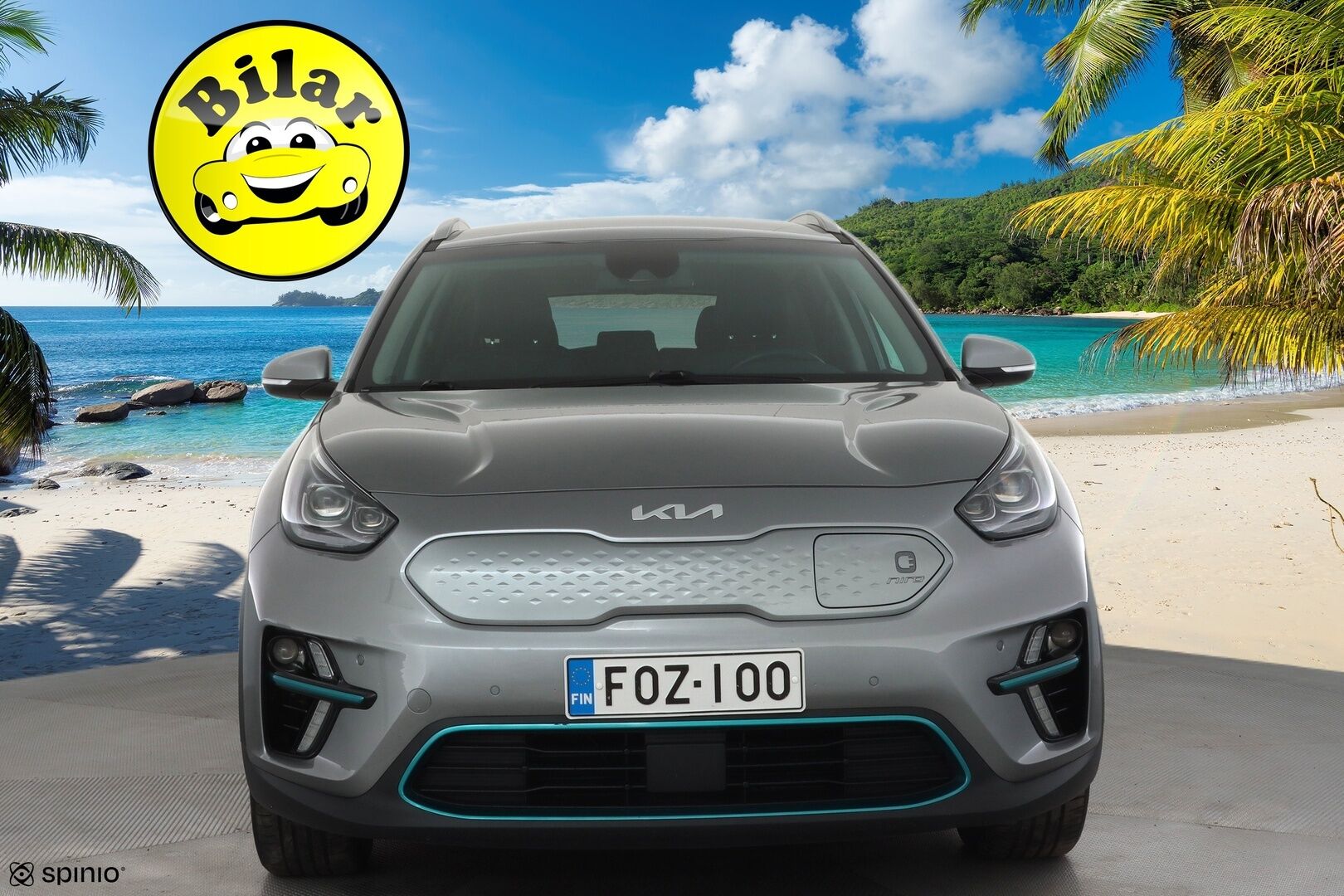 Kia Niro Electric 2022 EX 64 kWh 204 hv - | ACC | ILP | LED | Puolinahat | P.kamera | Lane Assist | Navi | Keyless | Lämm. ratti | Ambient light | Apple & Android | 2x renkaat aluin | Suomiauto |