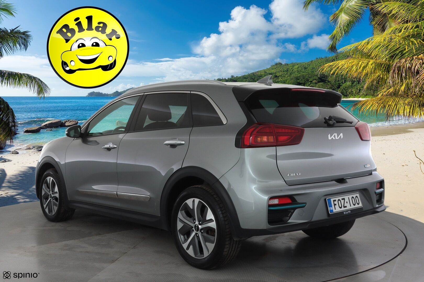 Kia Niro Electric 2022 EX 64 kWh 204 hv - | ACC | ILP | LED | Puolinahat | P.kamera | Lane Assist | Navi | Keyless | Lämm. ratti | Ambient light | Apple & Android | 2x renkaat aluin | Suomiauto |