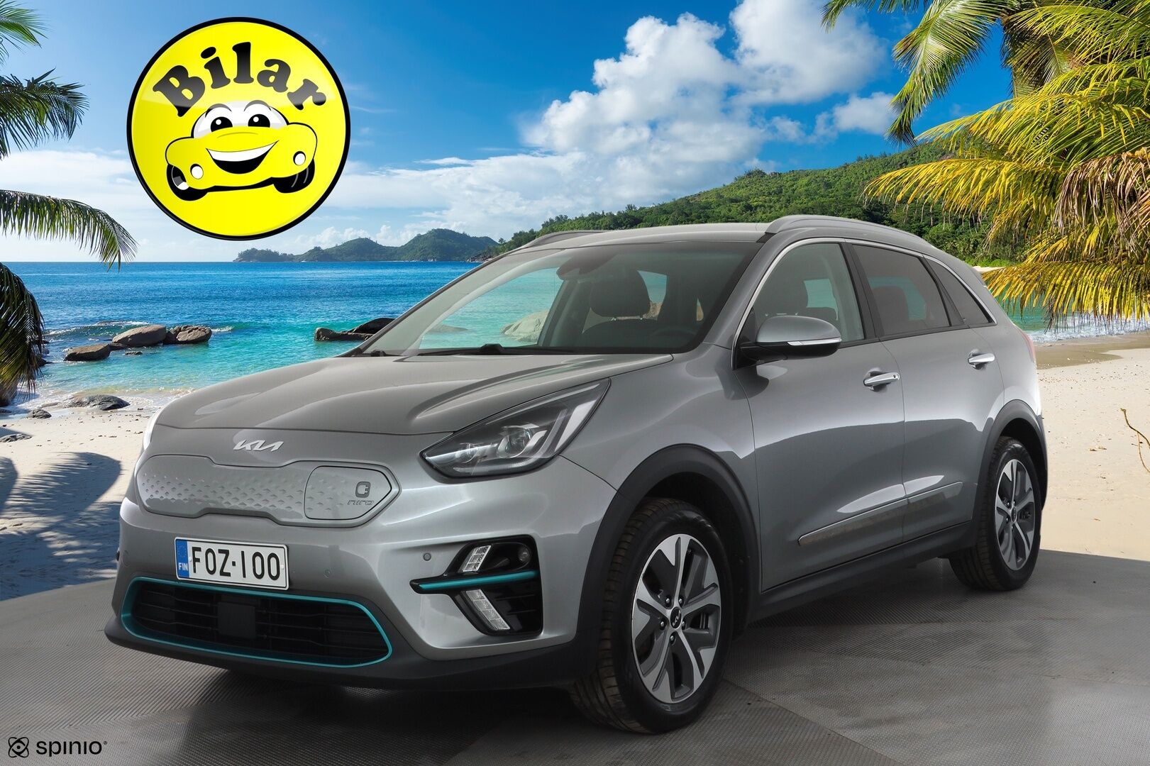Kia Niro Electric 2022 EX 64 kWh 204 hv - | ACC | ILP | LED | Puolinahat | P.kamera | Lane Assist | Navi | Keyless | Lämm. ratti | Ambient light | Apple & Android | 2x renkaat aluin | Suomiauto |