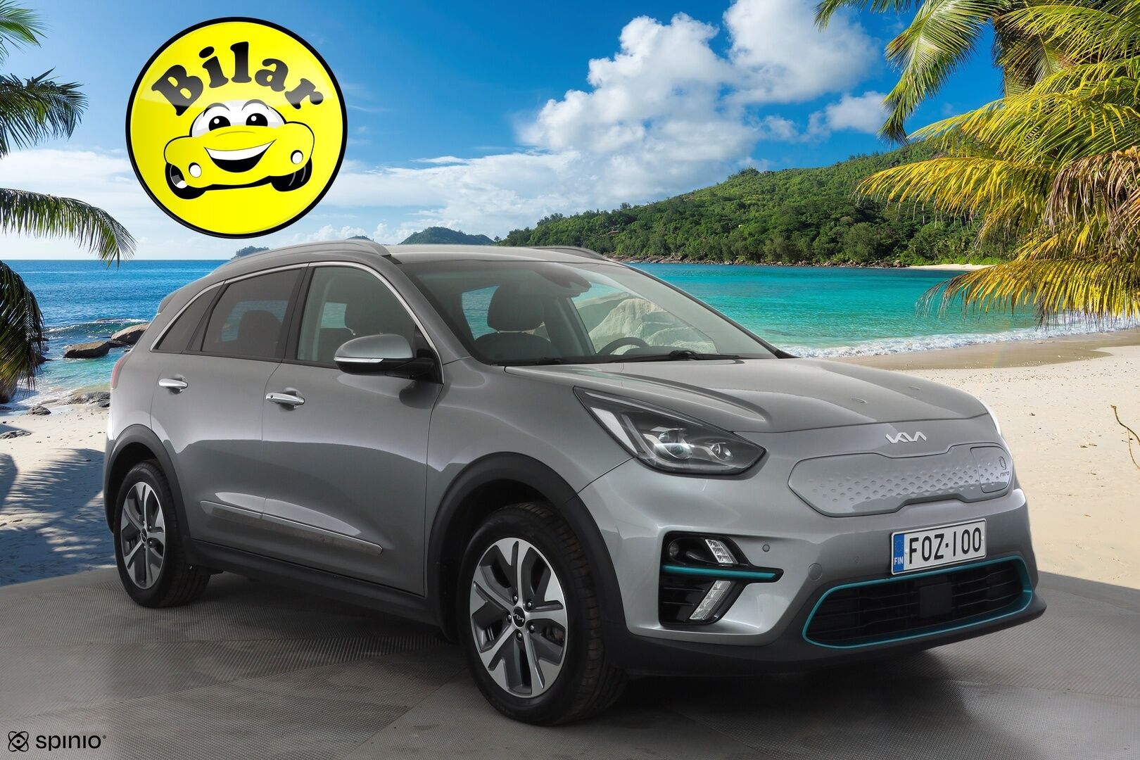 Kia Niro Electric 2022 EX 64 kWh 204 hv - | ACC | ILP | LED | Puolinahat | P.kamera | Lane Assist | Navi | Keyless | Lämm. ratti | Ambient light | Apple & Android | 2x renkaat aluin | Suomiauto |