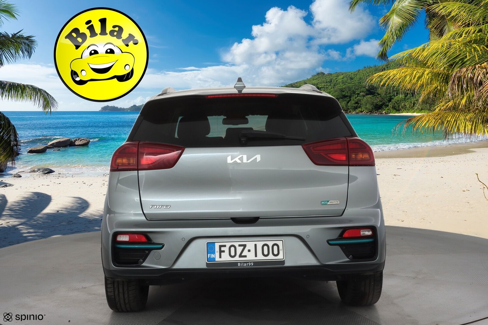 Kia Niro Electric 2022 EX 64 kWh 204 hv - | ACC | ILP | LED | Puolinahat | P.kamera | Lane Assist | Navi | Keyless | Lämm. ratti | Ambient light | Apple & Android | 2x renkaat aluin | Suomiauto |