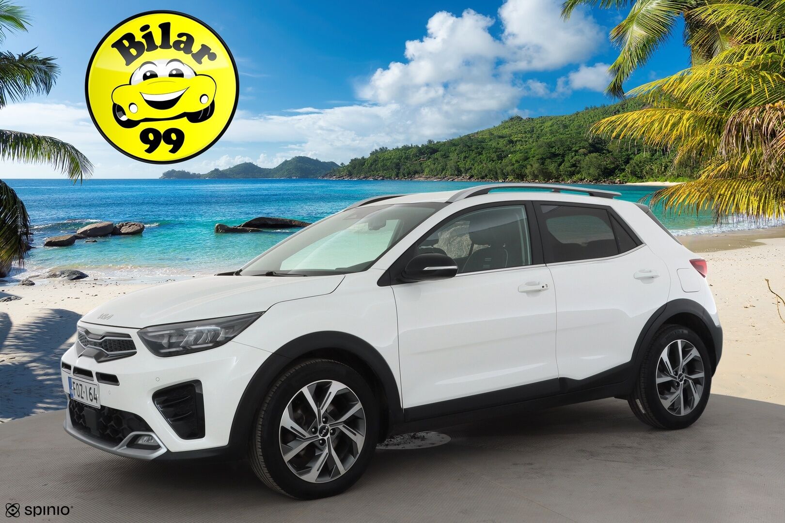 Kia Stonic 2022 1,0 T-GDI Mild-Hybrid 120hv GT-Line DCT * ACC / LED / P.Kamera / Sisätilanlämmitin / Navi / Keyless * - Suomi-auto / Merkkihuollot / Kahdet renkaat aluvanteilla