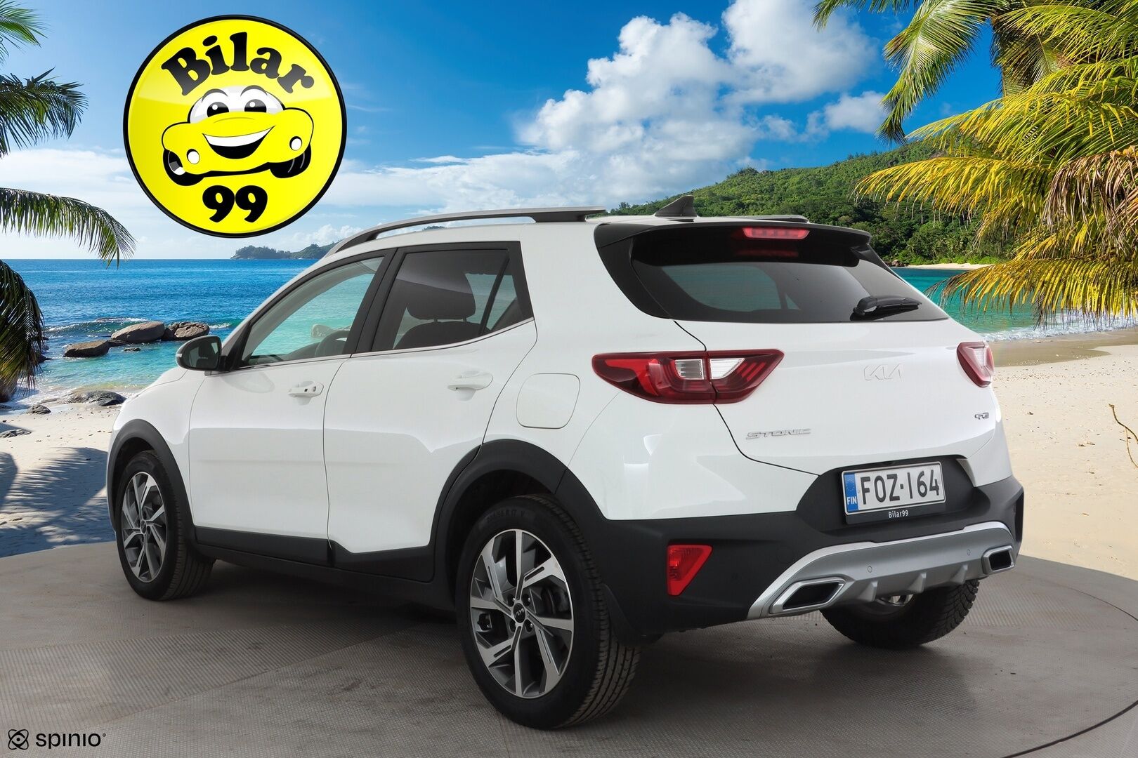 Kia Stonic 2022 1,0 T-GDI Mild-Hybrid 120hv GT-Line DCT * ACC / LED / P.Kamera / Sisätilanlämmitin / Navi / Keyless * - Suomi-auto / Merkkihuollot / Kahdet renkaat aluvanteilla