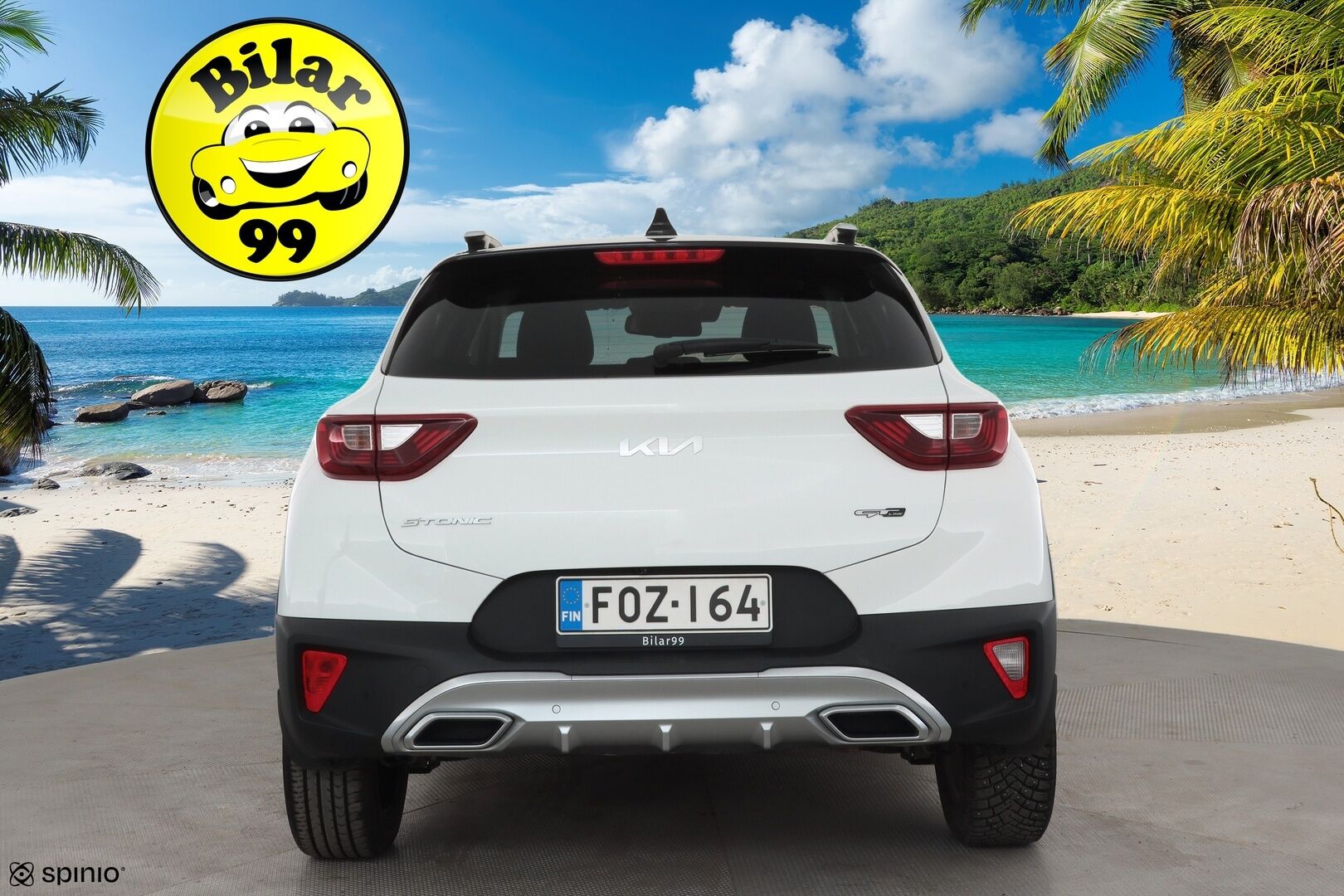 Kia Stonic 2022 1,0 T-GDI Mild-Hybrid 120hv GT-Line DCT * ACC / P.Kamera / Navi / Lohko + Sisäpistoke / LED / BILS * - Suomi-auto / Merkkihuollot / Kahdet renkaat aluvanteilla
