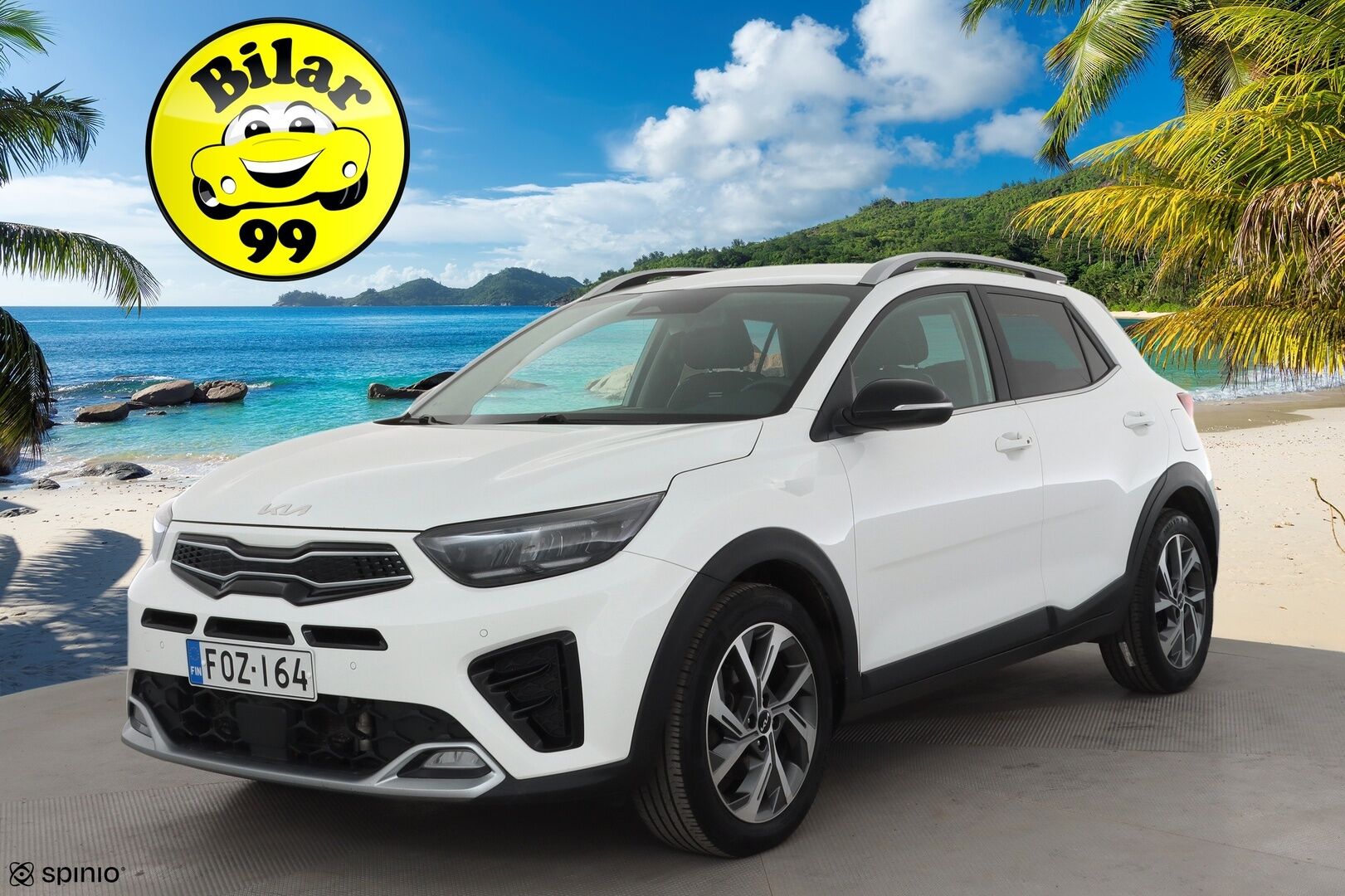 Kia Stonic 2022 1,0 T-GDI Mild-Hybrid 120hv GT-Line DCT * ACC / LED / P.Kamera / Sisätilanlämmitin / Navi / Keyless * - Suomi-auto / Merkkihuollot / Kahdet renkaat aluvanteilla