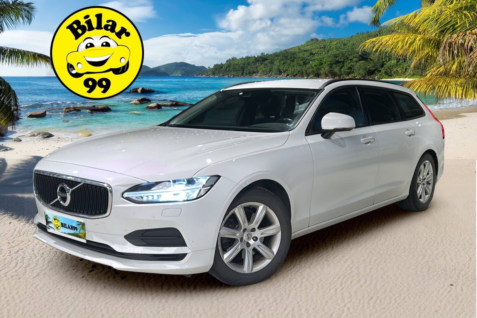 Volvo V90 2017 D3 AWD Momentum aut - Webasto | Adapt.Vakkari | Vetokoukku | Adapt.LED | Peruutustutka | Ratinlämmitys | EI ADBLUE! | Juuri Huollettu!