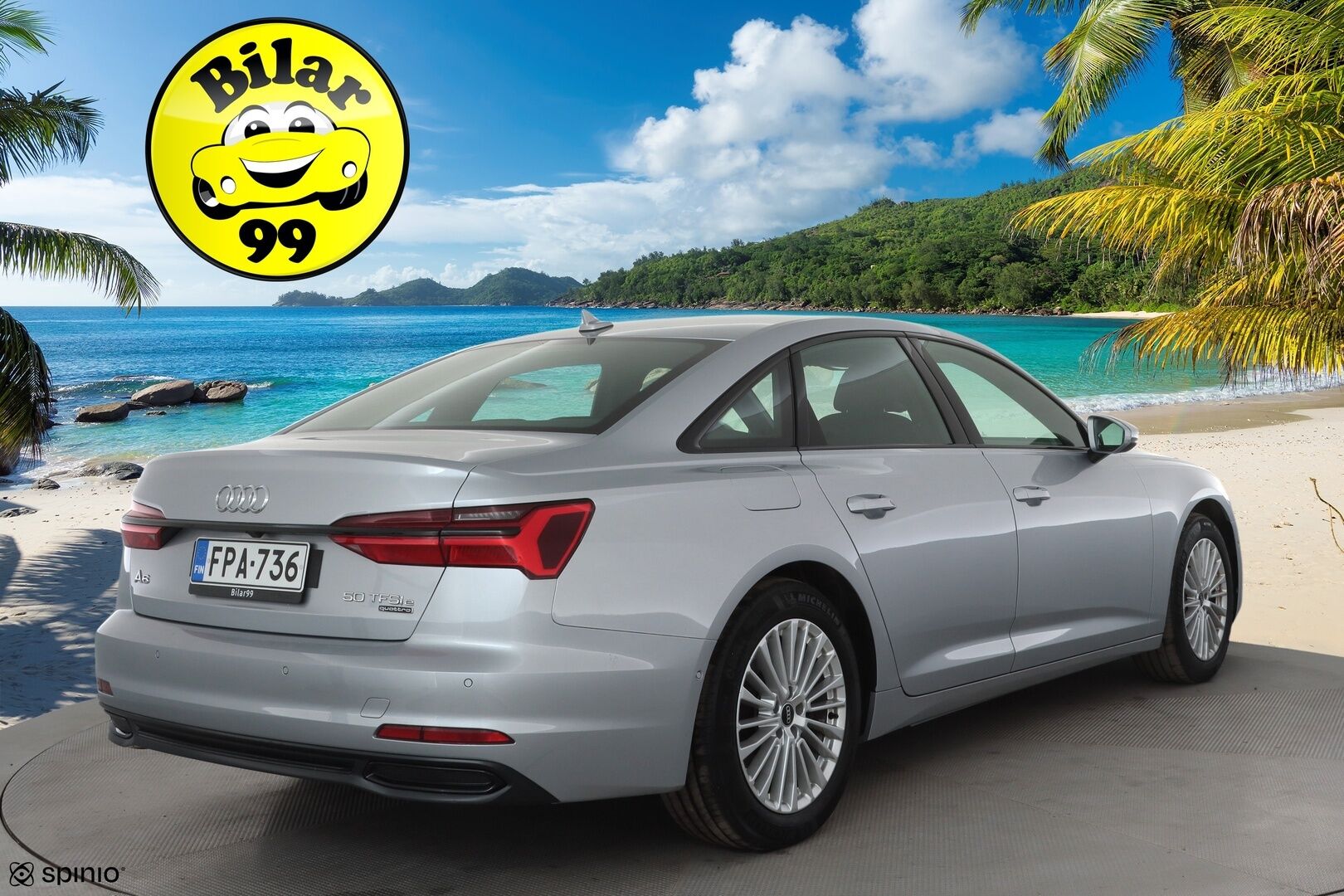 Audi A6 2021 Sedan Business Sport 50 TFSI e quattro Stronic * ACC / LED / P.Kamera / Muistipenkki / Keyless / Nahat / Apple&Android * - Kahdet Renkaat - HULLUT AVAJAISHULINAT KORKOTARJOUS 3,29 %