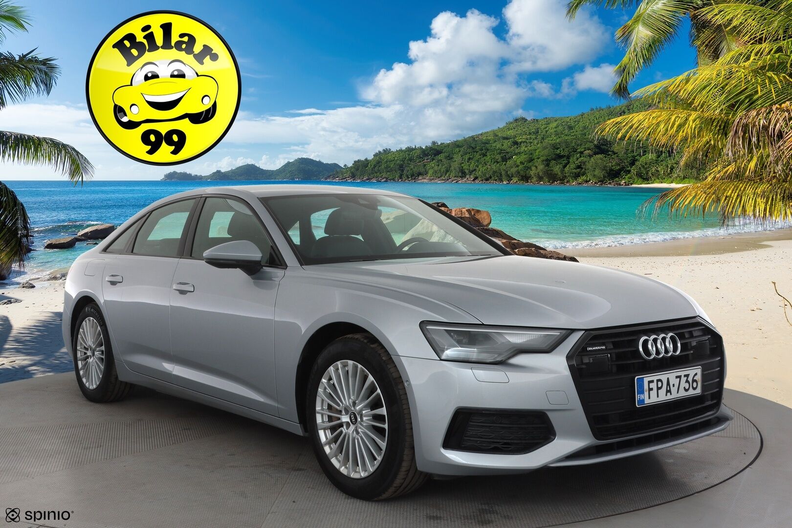 Audi A6 2021 Sedan Business Sport 50 TFSI e quattro Stronic * ACC / LED / P.Kamera / Muistipenkki / Keyless / Nahat / Apple&Android * - Kahdet Renkaat - HULLUT AVAJAISHULINAT KORKOTARJOUS 3,29 %