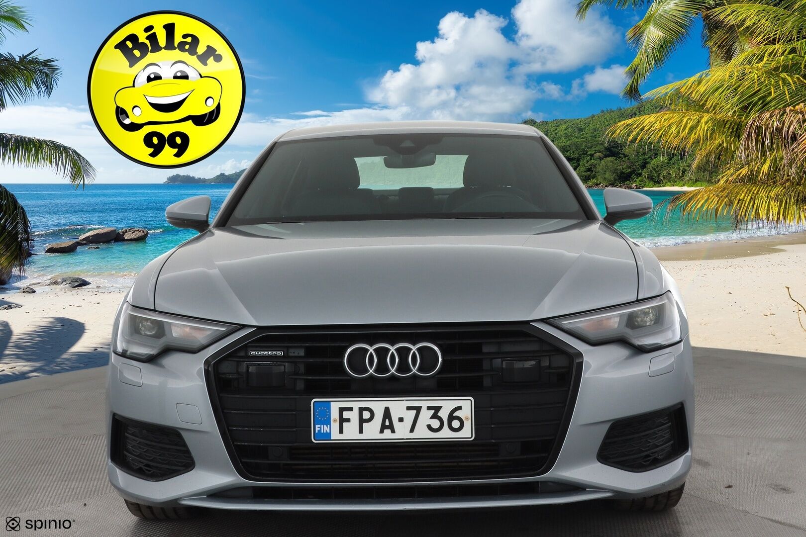 Audi A6 2021 Sedan Business Sport 50 TFSI e quattro Stronic * ACC / LED / P.Kamera / Muistipenkki / Keyless / Nahat / Apple&Android * - Kahdet Renkaat - HULLUT AVAJAISHULINAT KORKOTARJOUS 3,29 %