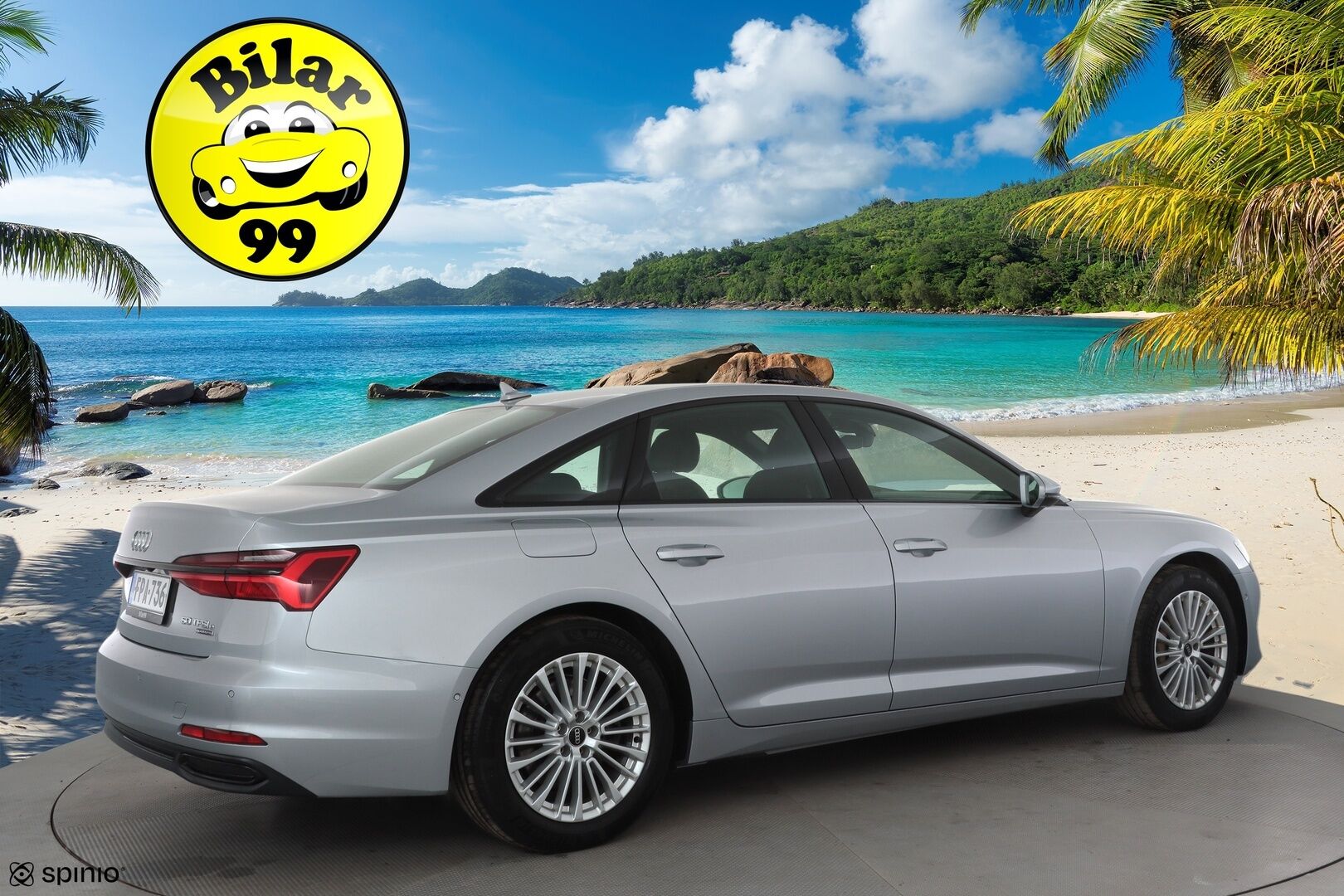 Audi A6 2021 Sedan Business Sport 50 TFSI e quattro Stronic * ACC / LED / P.Kamera / Muistipenkki / Keyless / Nahat / Apple&Android * - Kahdet Renkaat - HULLUT AVAJAISHULINAT KORKOTARJOUS 3,29 %