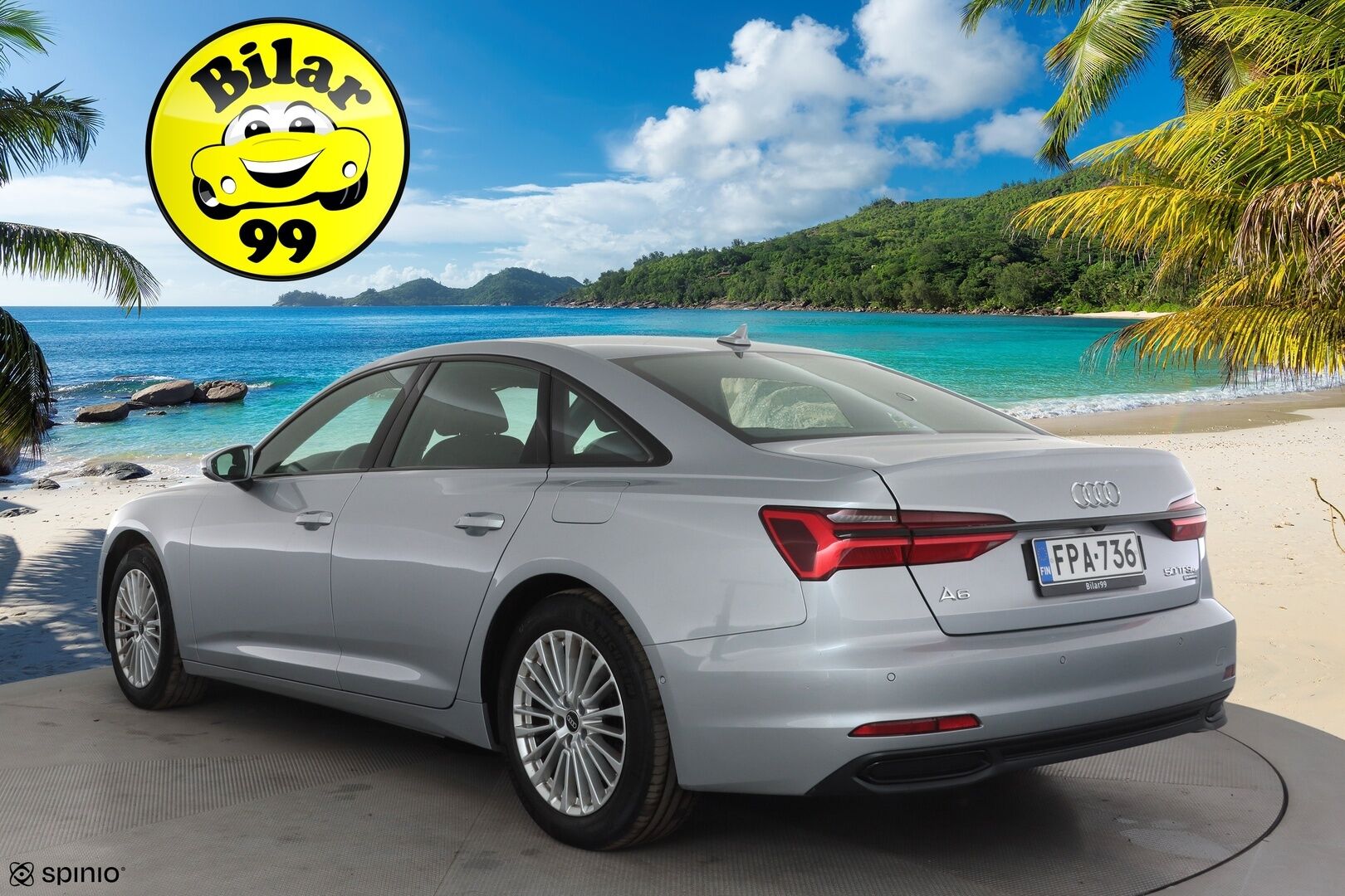 Audi A6 2021 Sedan Business Sport 50 TFSI e quattro Stronic * ACC / LED / P.Kamera / Muistipenkki / Keyless / Nahat / Apple&Android * - Kahdet Renkaat - HULLUT AVAJAISHULINAT KORKOTARJOUS 3,29 %