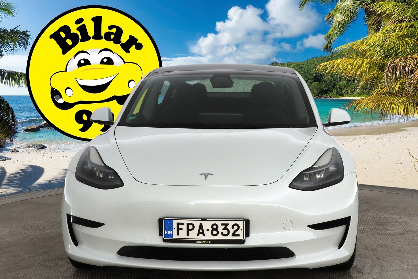 Tesla Model 3 2021 Standard Range Plus *Refresh /Lämpöpumppu /  Lasikatto / Autopilot / Musta nahkasisusta*