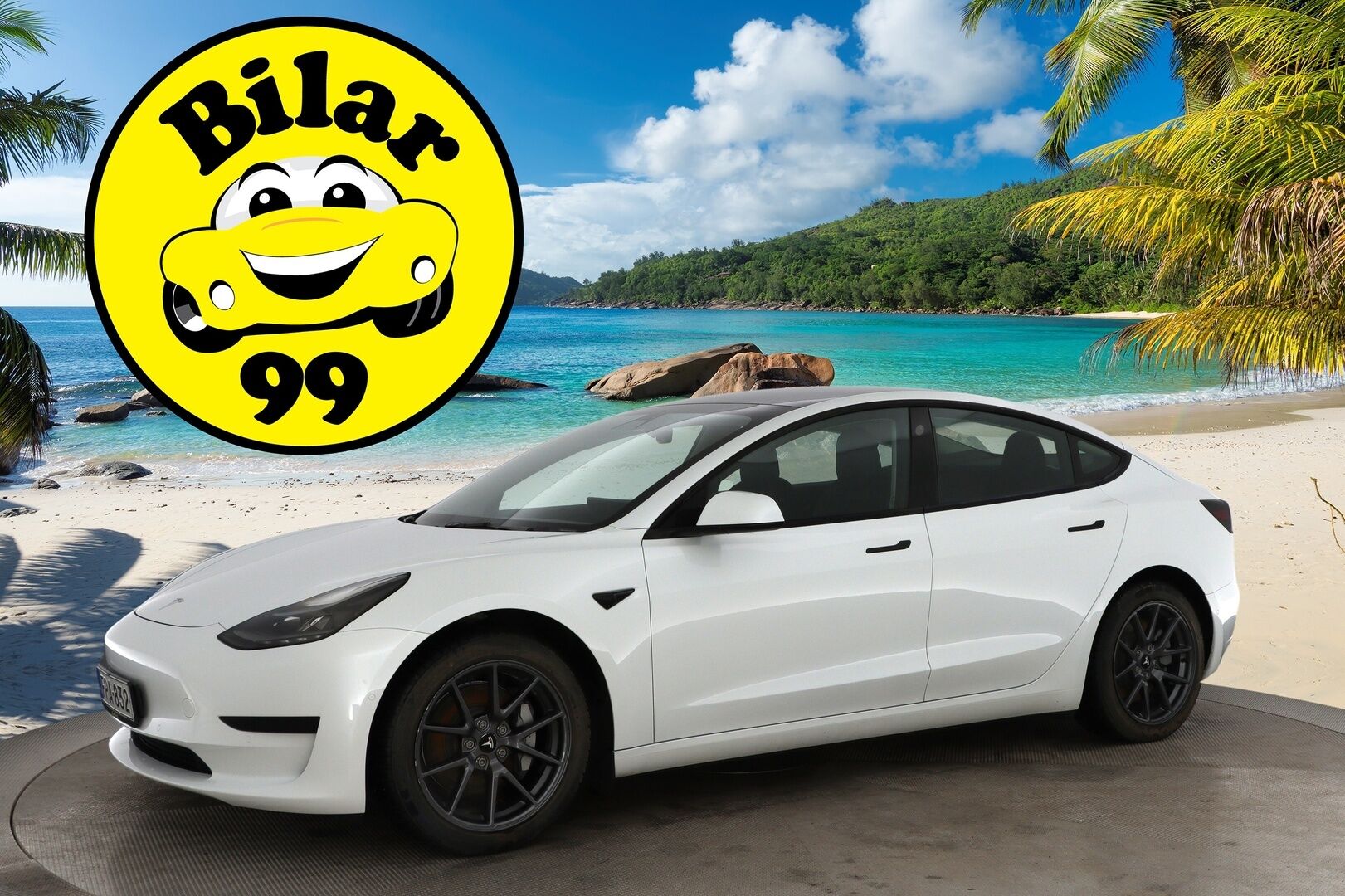 Tesla Model 3 2021 Standard Range Plus *Refresh /Lämpöpumppu /  Lasikatto / Autopilot / Musta nahkasisusta*