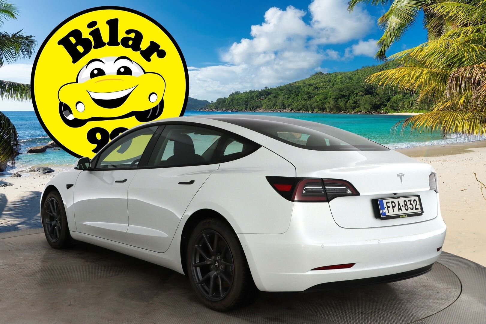 Tesla Model 3 2021 Standard Range Plus *Refresh /Lämpöpumppu /  Lasikatto / Autopilot / Musta nahkasisusta*