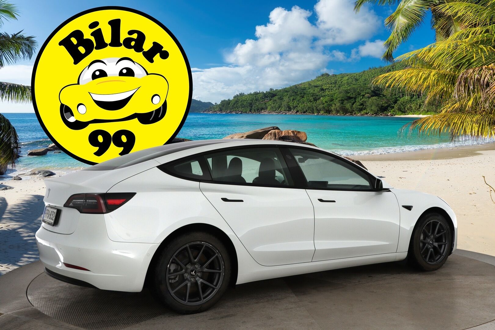 Tesla Model 3 2021 Standard Range Plus *Refresh /Lämpöpumppu /  Lasikatto / Autopilot / Musta nahkasisusta*