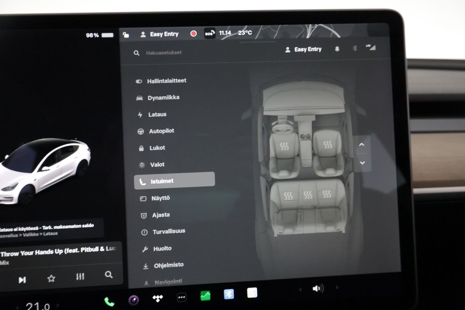 Tesla Model 3 2021 Standard Range Plus *Refresh /Lämpöpumppu /  Lasikatto / Autopilot / Musta nahkasisusta*