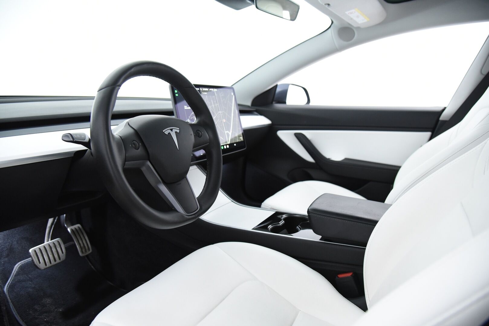 Tesla Model 3 2020 Performance Dual Motor AWD * FSD täysin itsenäinen ajo / Valkoinen sisusta / Premium äänentoisto / Lasikatto * - 2x renkaat / FSD / Vaaleat nahat - HULLUT AVAJAISHULINAT KORKOTARJOUS 3,29 %