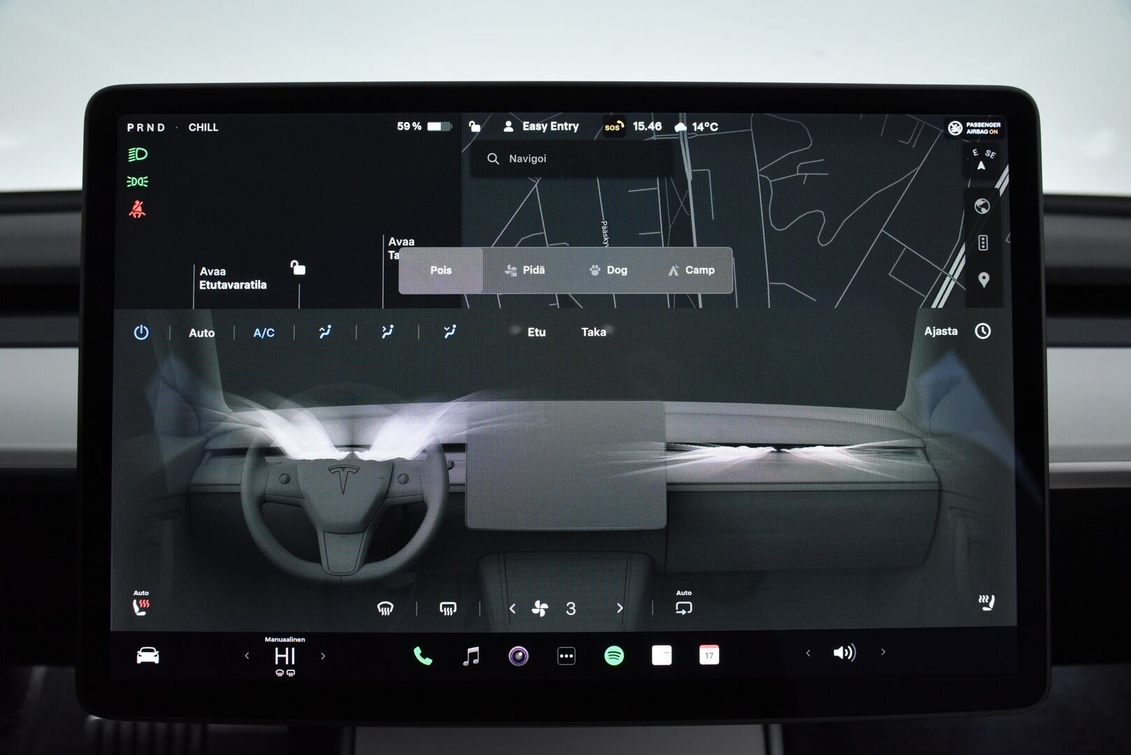 Tesla Model 3 2020 Performance Dual Motor AWD / FSD täysin itsenäinen ajo / Valkoinen sisusta / Premium äänentoisto / Lasikatto - 2x renkaat / FSD / Vaaleat nahat 