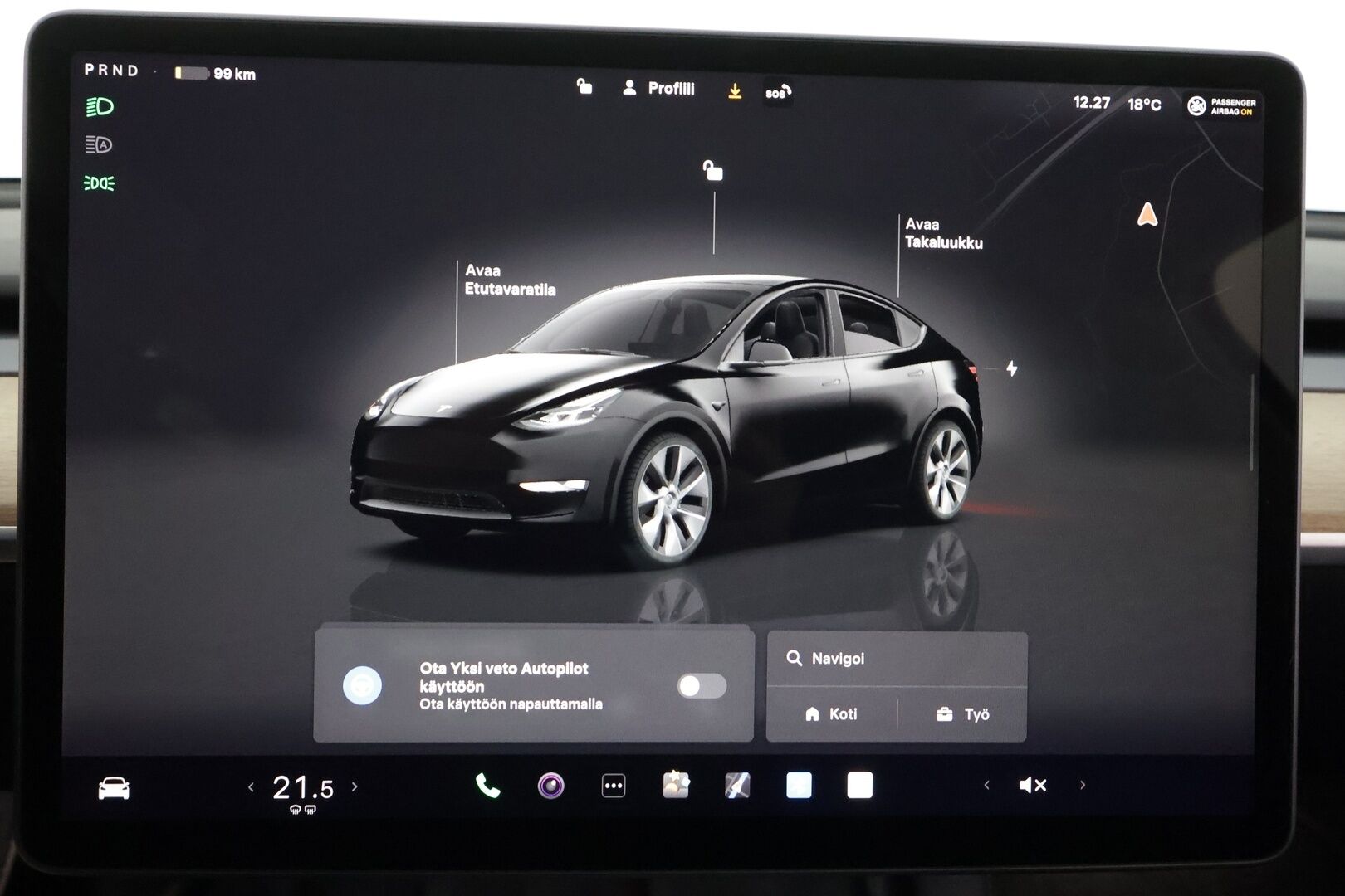 Tesla Model Y 2022 Long Range - | Koukku | ILP | Lasikatto | ACC | Matrix-LED | P.Kamera | Muistipenkki | Premium Audio | Navi | Kaistavahti | Keyless | 2x Latauskaapelit | Kahdet renkaat | 1-om Suomi-auto |