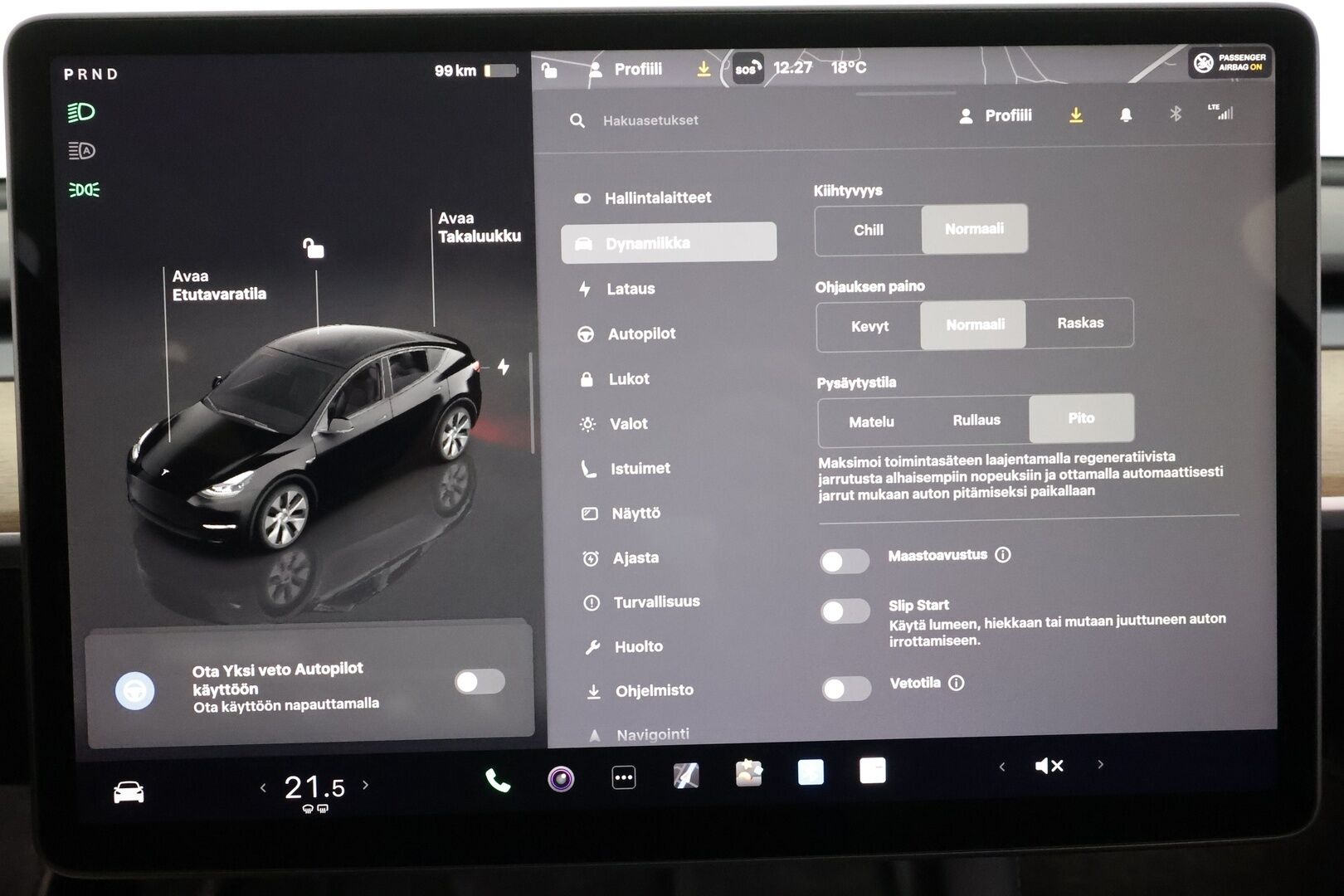 Tesla Model Y 2022 Long Range - | Koukku | ILP | Lasikatto | ACC | Matrix-LED | P.Kamera | Muistipenkki | Premium Audio | Navi | Kaistavahti | Keyless | 2x Latauskaapelit | Kahdet renkaat | 1-om Suomi-auto |