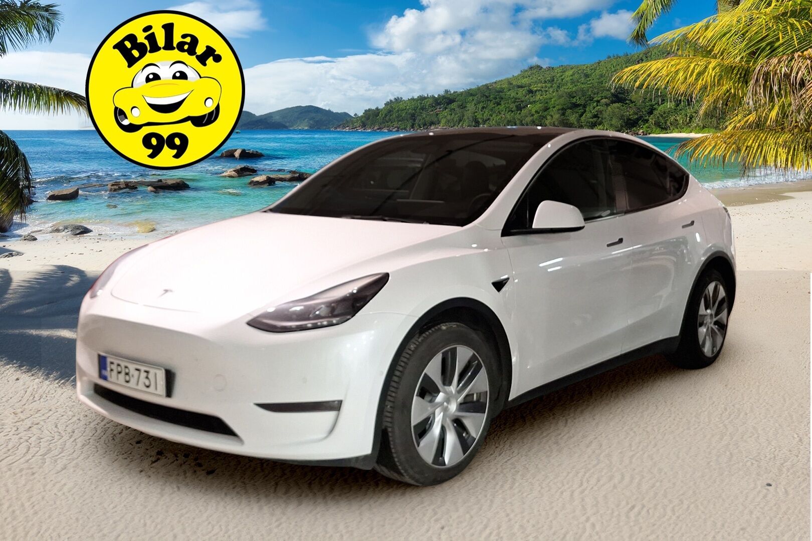 Tesla Model Y 2022 Long Range ** Koukku / Lämpöpumppu / AMD Ryzen / Premium Audio / Autopilot / Lasikatto** - Koukullinen Suomiauto / Akkutakuu voimassa 