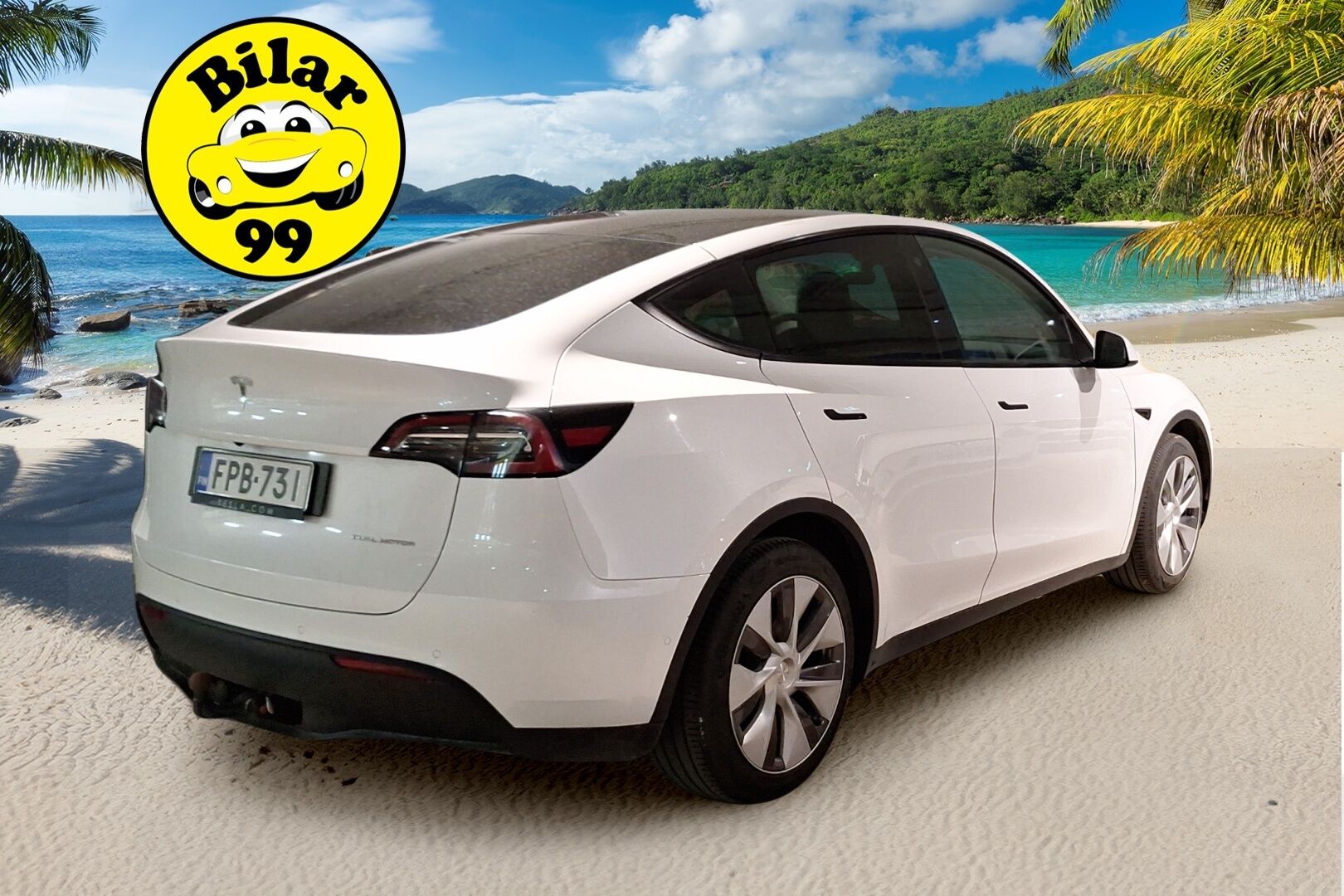 Tesla Model Y 2022 Long Range ** Koukku / Lämpöpumppu / AMD Ryzen / Premium Audio / Autopilot / Lasikatto** - Koukullinen Suomiauto / Akkutakuu voimassa 