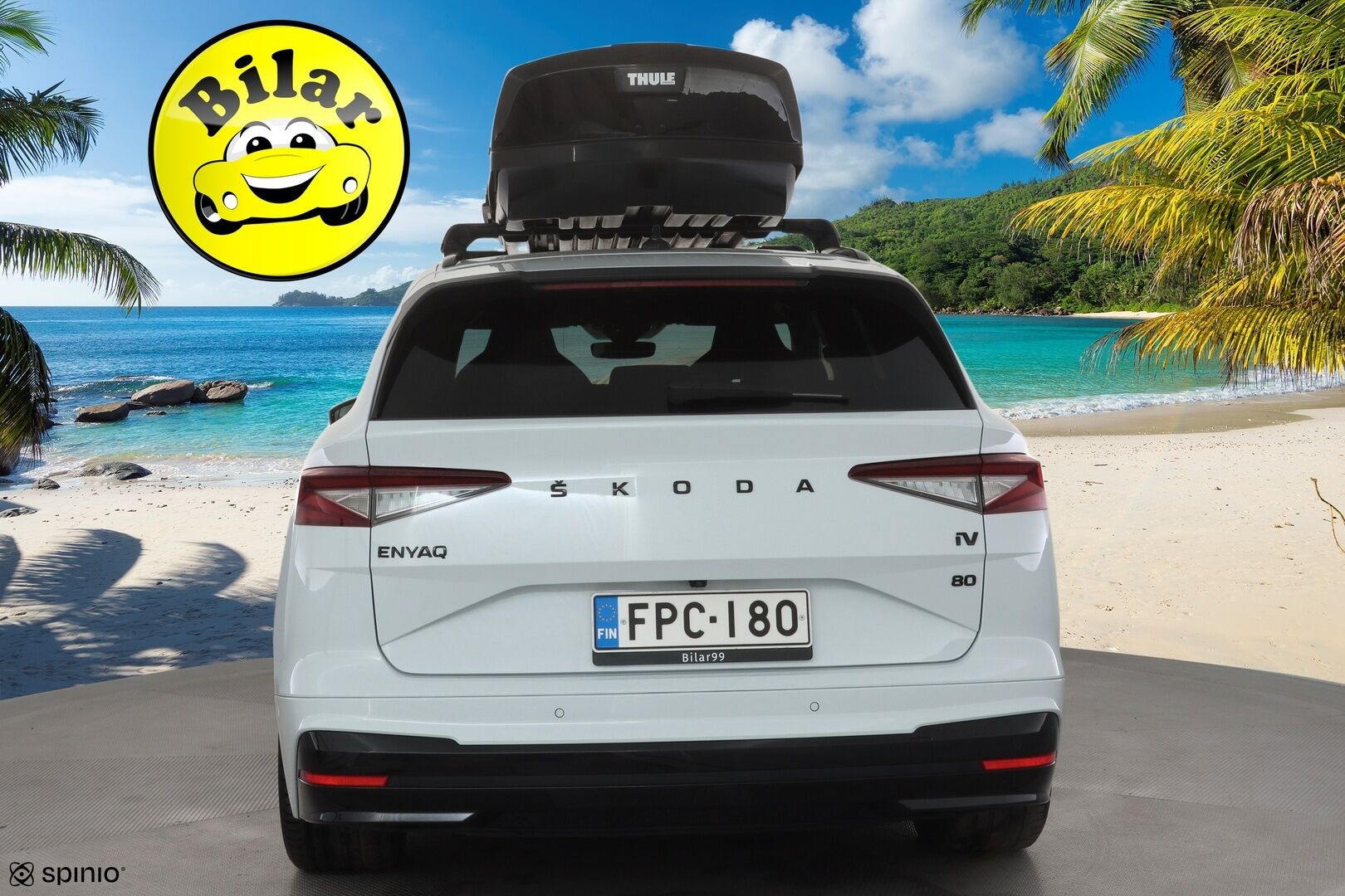 Skoda Enyaq 2022 80 SportLine iV - | ACC | ILP | Koukku | Matrix-LED | P.Kamera | Puolinahat | Ratinlämmitys | Keyless | Apple&Android | 1.Om Suomi-auto | Kahdet Renkaat | Merkkihuollettu |
