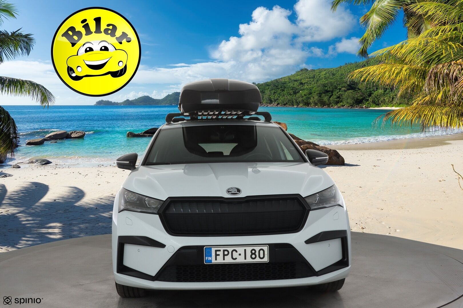 Skoda Enyaq 2022 80 SportLine iV - | ACC | ILP | Koukku | Matrix-LED | P.Kamera | Puolinahat | Ratinlämmitys | Keyless | Apple&Android | 1.Om Suomi-auto | Kahdet Renkaat | Merkkihuollettu |