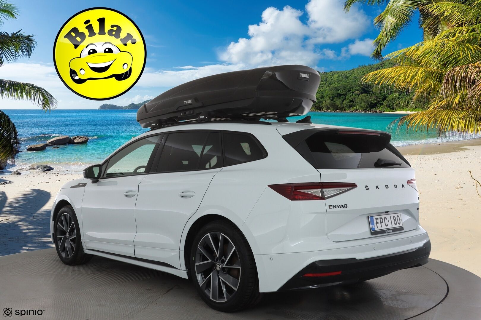 Skoda Enyaq 2022 80 SportLine iV - | ACC | ILP | Koukku | Matrix-LED | P.Kamera | Puolinahat | Ratinlämmitys | Keyless | Apple&Android | 1.Om Suomi-auto | Kahdet Renkaat | Merkkihuollettu |