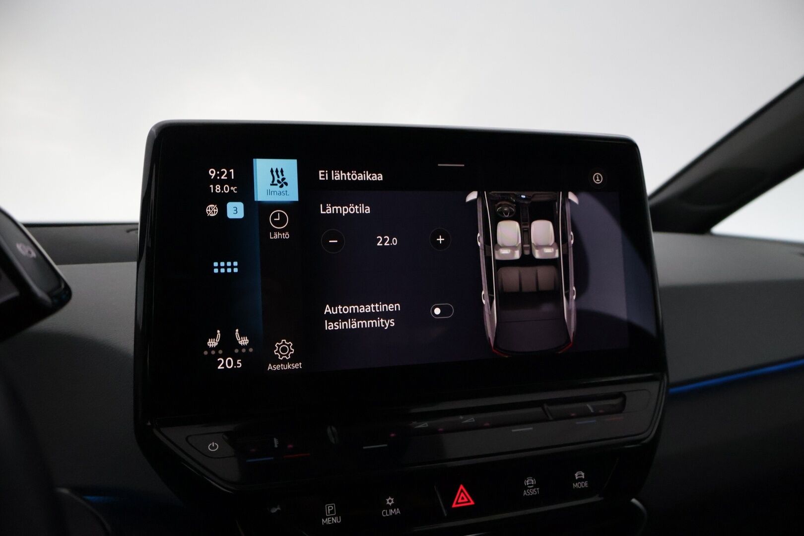 Volkswagen ID.3 2022 Pro Performance Business 150 kW, akku 58 kWh *ACC / Ilmalämpöpumppu / Peruutuskamera / Navi / Ambient light* - Yksiomisteinen / Suomiauto hyvillä varusteilla / Kahdet alumiinivanteet