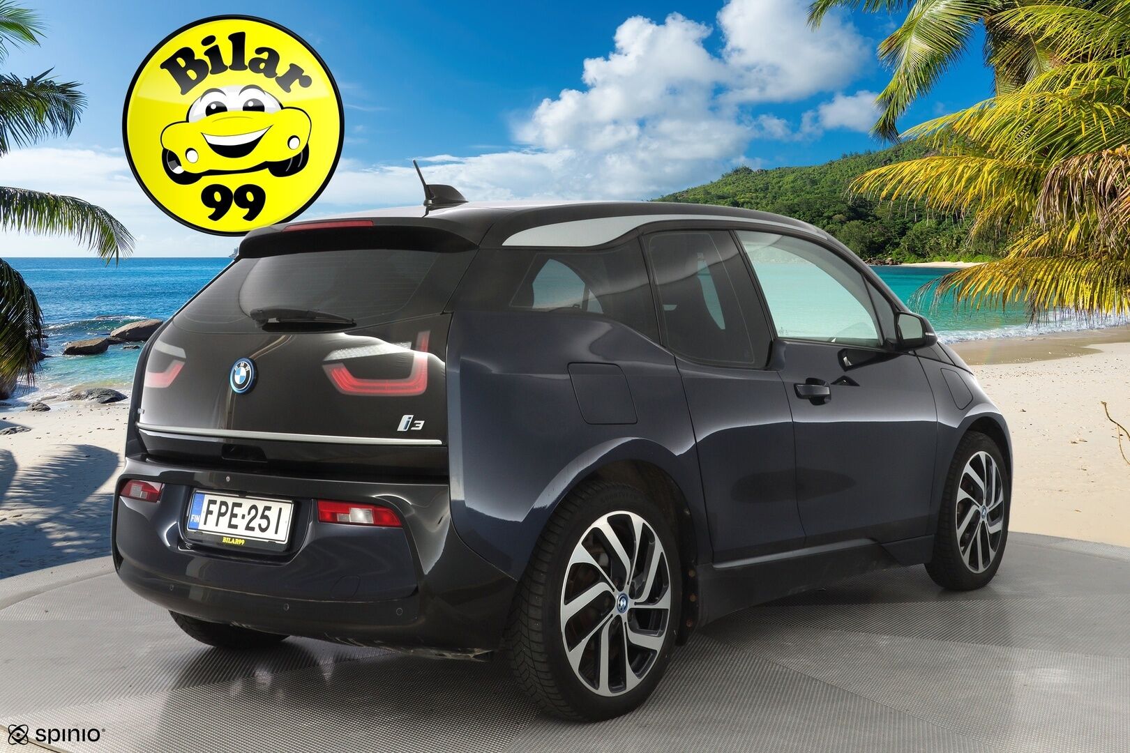 BMW i3 2018 94Ah REX Charged Edition *H&K / Kamera / Puolinahat / Keyless* - Kahdet BMW:n renkaat / Komea yksilö!