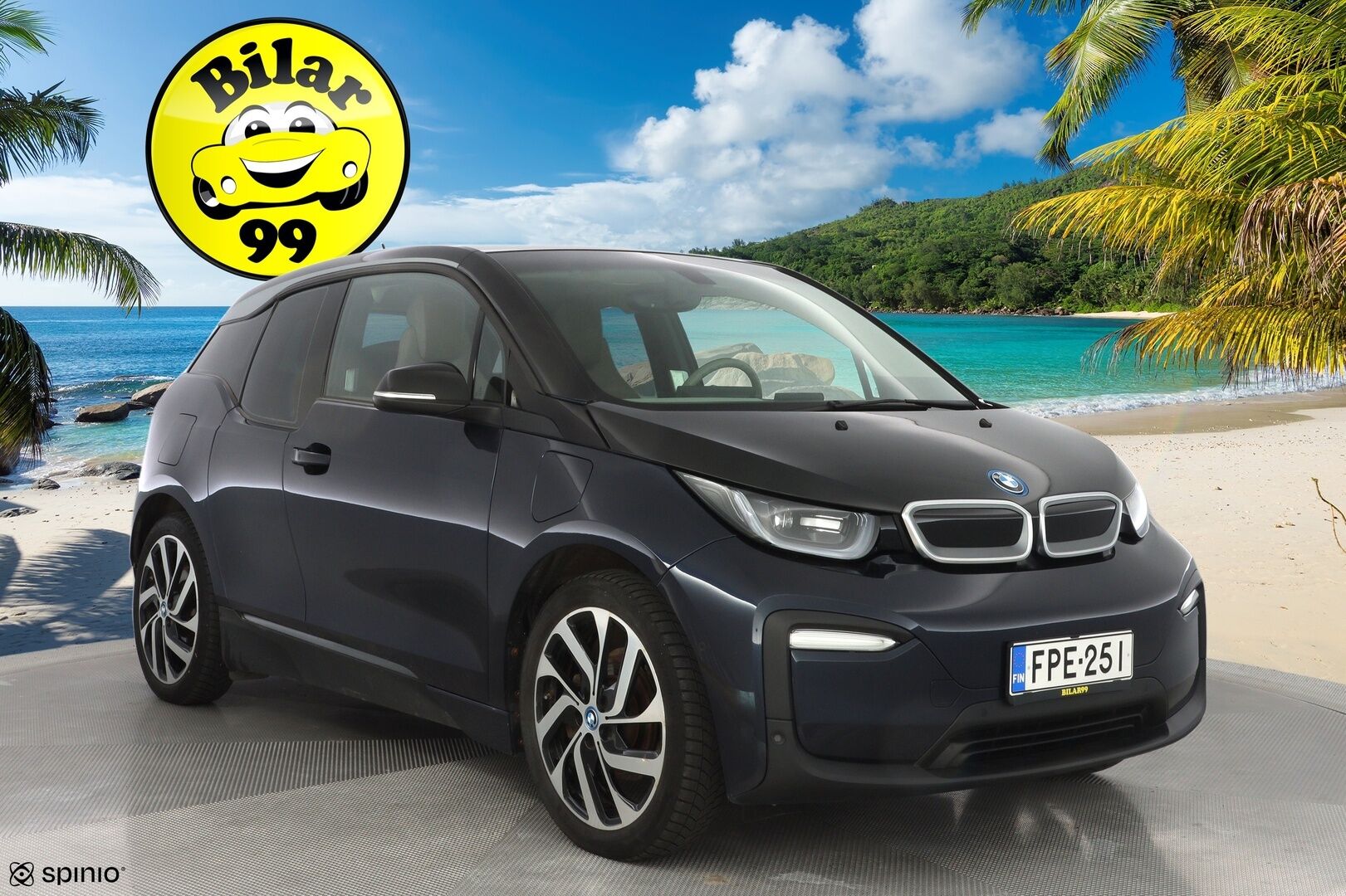 BMW i3 2018 94Ah REX Charged Edition *H&K / Kamera / Puolinahat / Keyless* - Kahdet BMW:n renkaat / Komea yksilö!