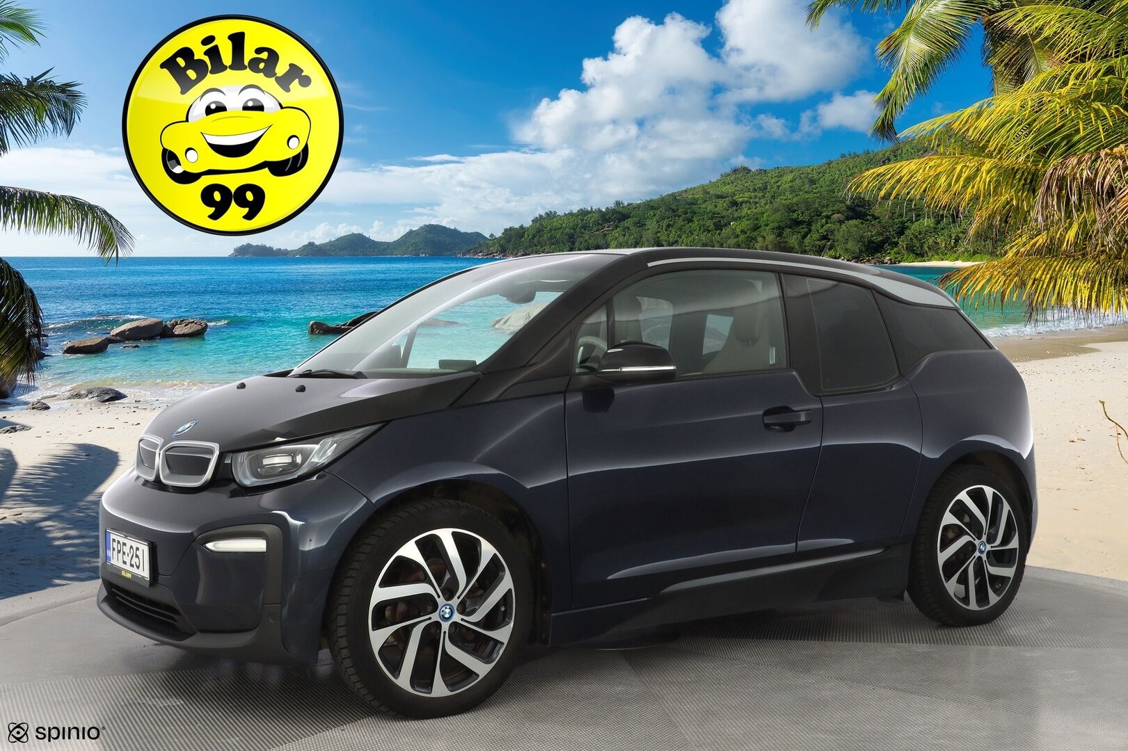 BMW i3 2018 94Ah REX Charged Edition *H&K / Kamera / Puolinahat / Keyless* - Kahdet BMW:n renkaat / Komea yksilö!