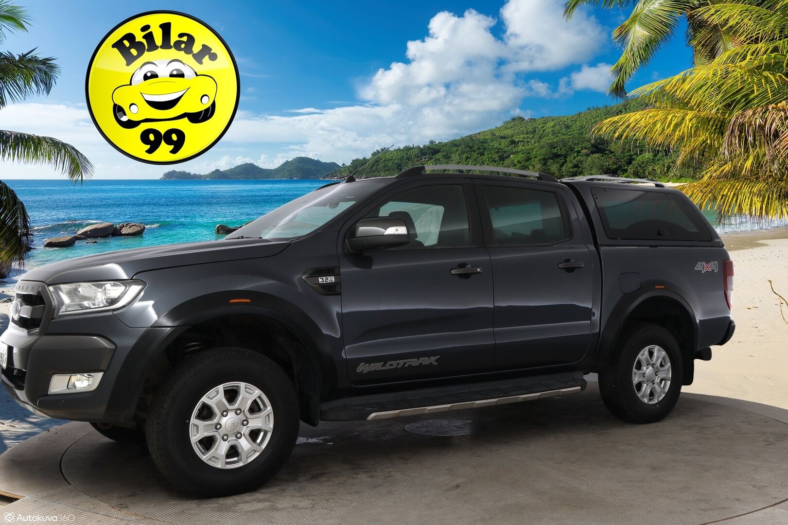 Ford Ranger 2017 Double Cab 3,2TDCi 200 hv A6 4x4 Wildtrak - ALV / Webasto / Adapt.Vakkari / Peruutuskamera / Vetokoukku / Lämmitettävä Tuulilasi / Kahdet renkaat aluvantein!