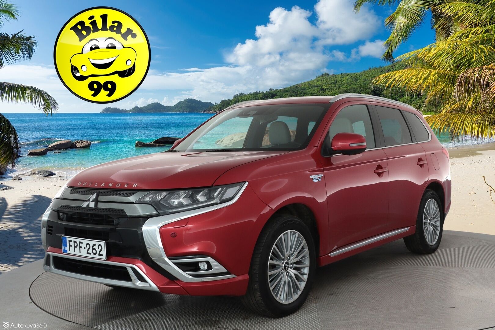 Mitsubishi OUTLANDER PHEV 2019 Instyle 4WD 5P **Adapt. vakkari / Vaaleat nahat / 360 Kamera / Rockford Sound System / Koukku** - 2x alut